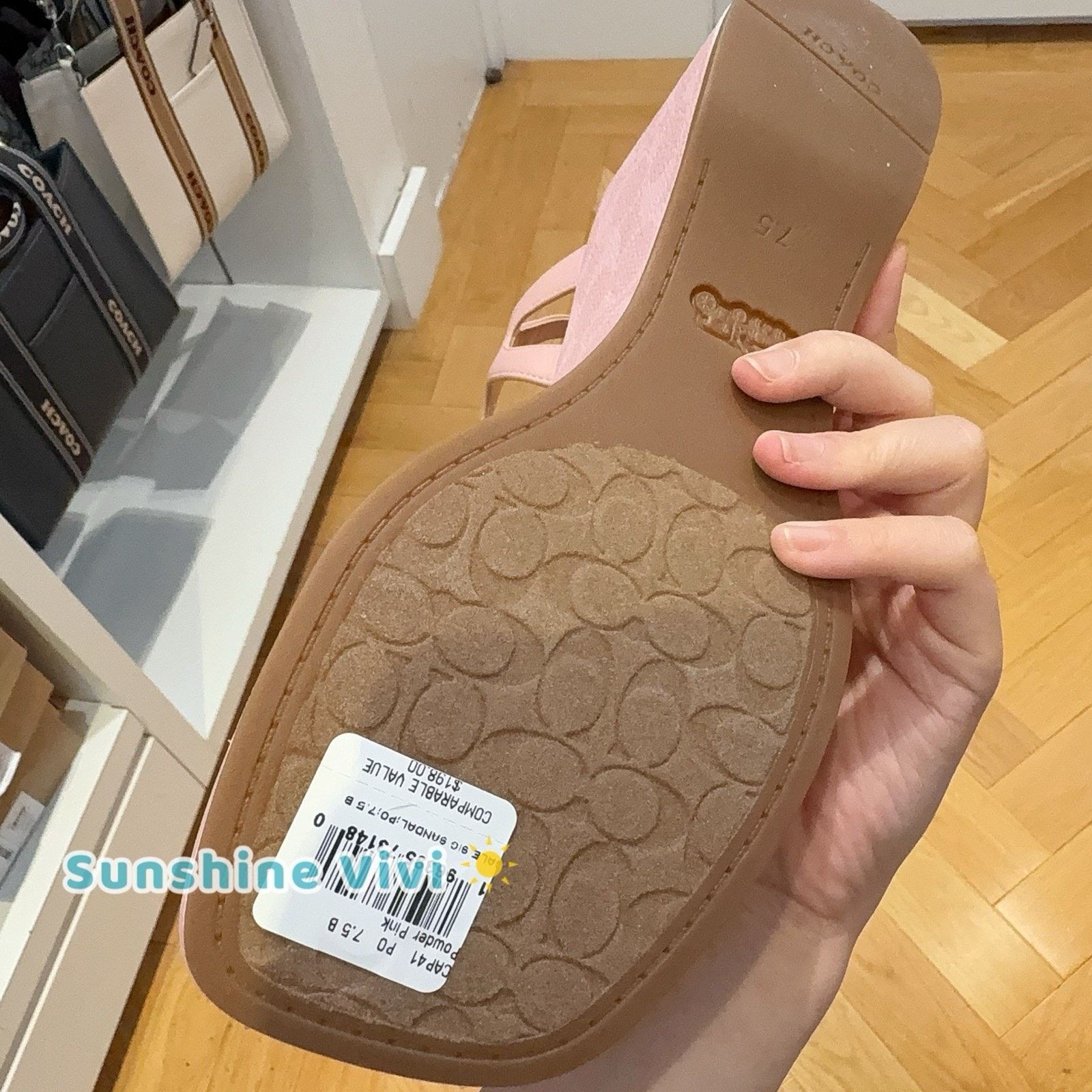Coach NEW Coach Women Gale Wedge Sandal Platform CAP41 US5.5 Size US 5.5 / IT 35.5 - 2 Thumbnail