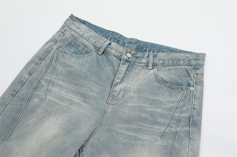 Japanese Brand × Jean American loose washed casual trendy punk distressed jeans Size US 32 / EU 48 - 3 Thumbnail