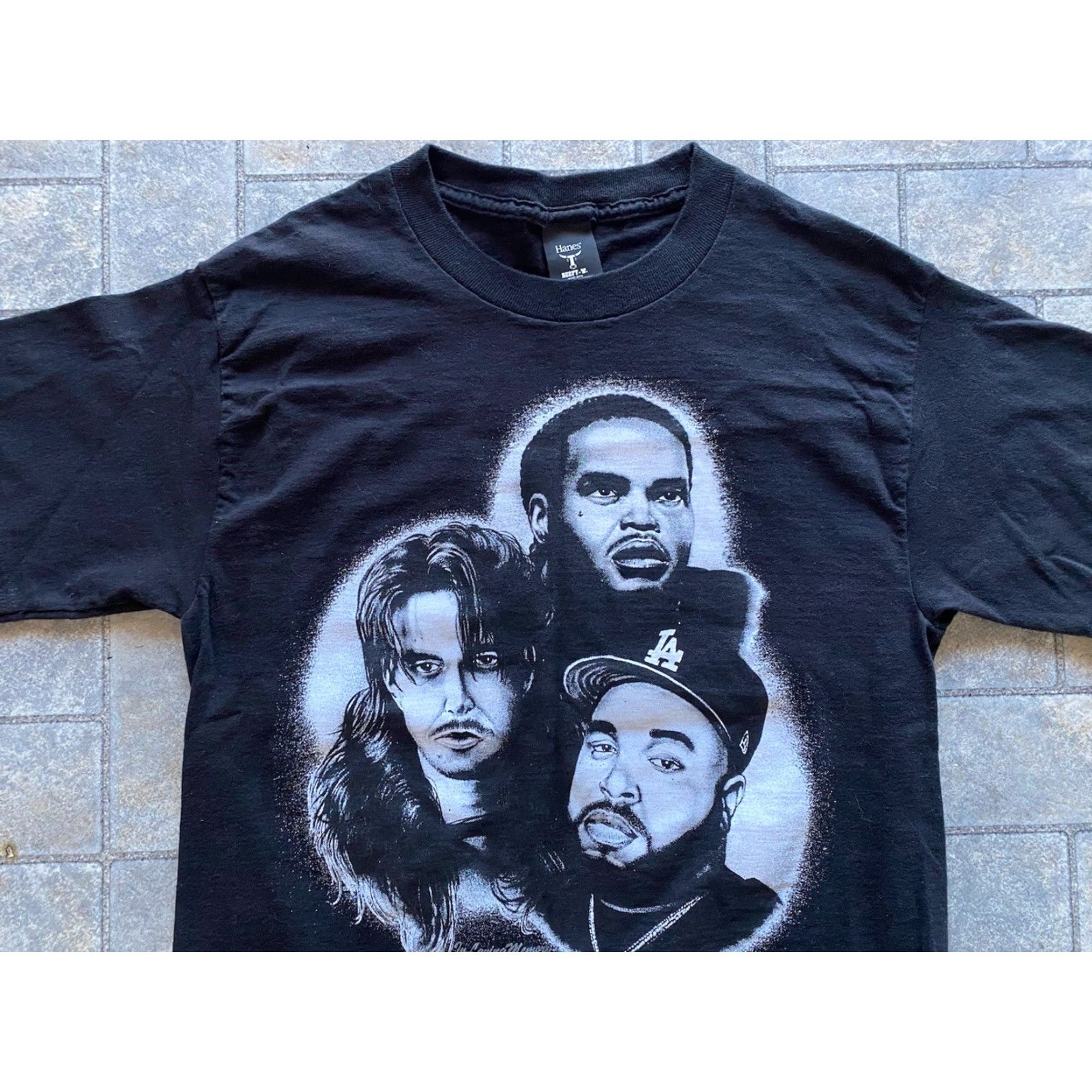 Hanes VINTAGE Hanes Beefy-T Shirt Mens S Black Xavier Wulf Bones Eddy Baker Loving Memory Tour Size US S / EU 44-46 / 1 - 6 Thumbnail