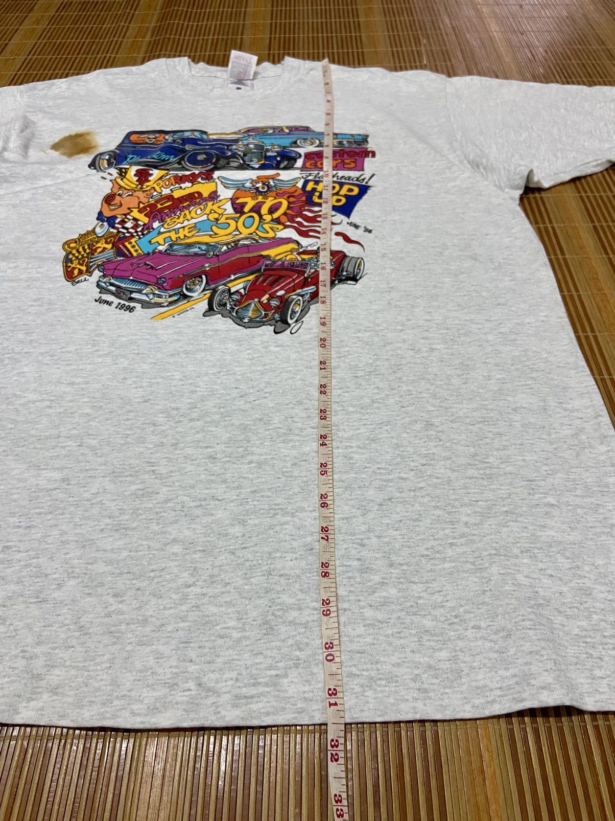 Other VINTAGE 90's BACK TO THE 50'S AUTO SHOW TEE Size US XL / EU 56 / 4 - 8 Thumbnail