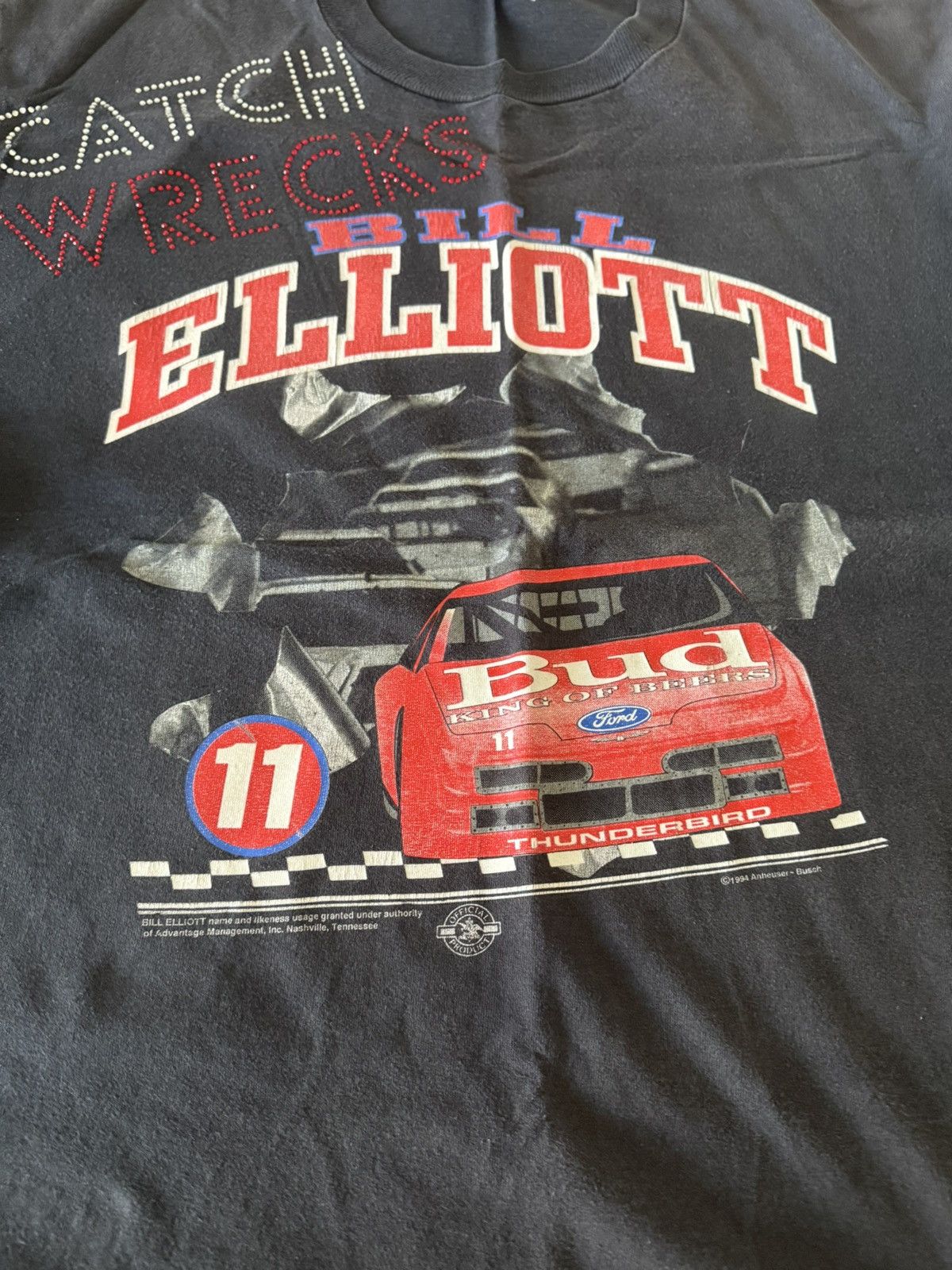 NASCAR Bill Elliot NASCAR vintage tee Size US XL / EU 56 / 4 - 2 Thumbnail