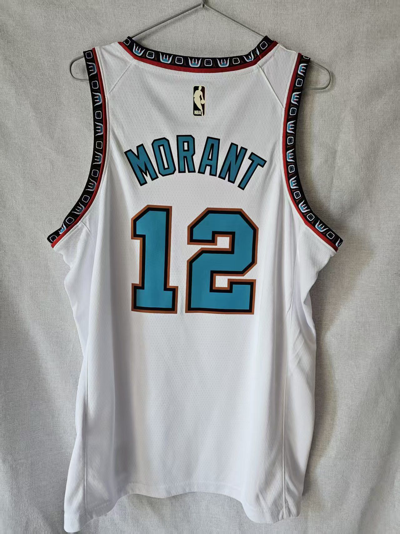 NBA Memphis Grizzlies 12 Ja Morant Jersey White Size US XL / EU 56 / 4 - 2 Thumbnail