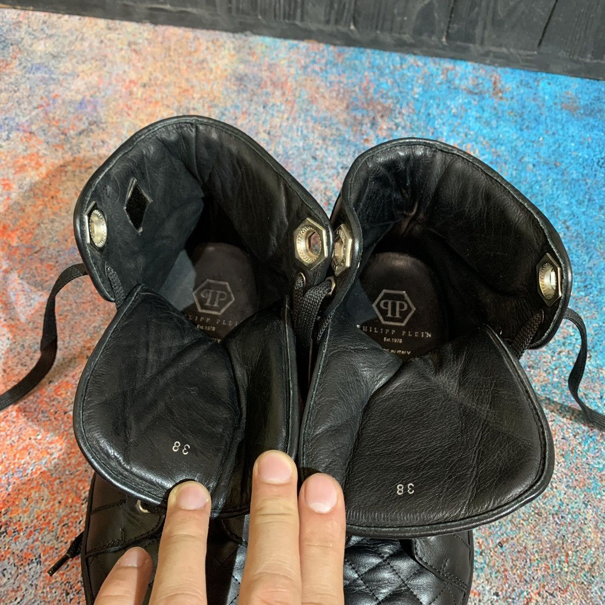 Philipp Plein Philipp Plein Women’s Leather Sneakers Size 38 Size US 8 / IT 38 - 22 Thumbnail