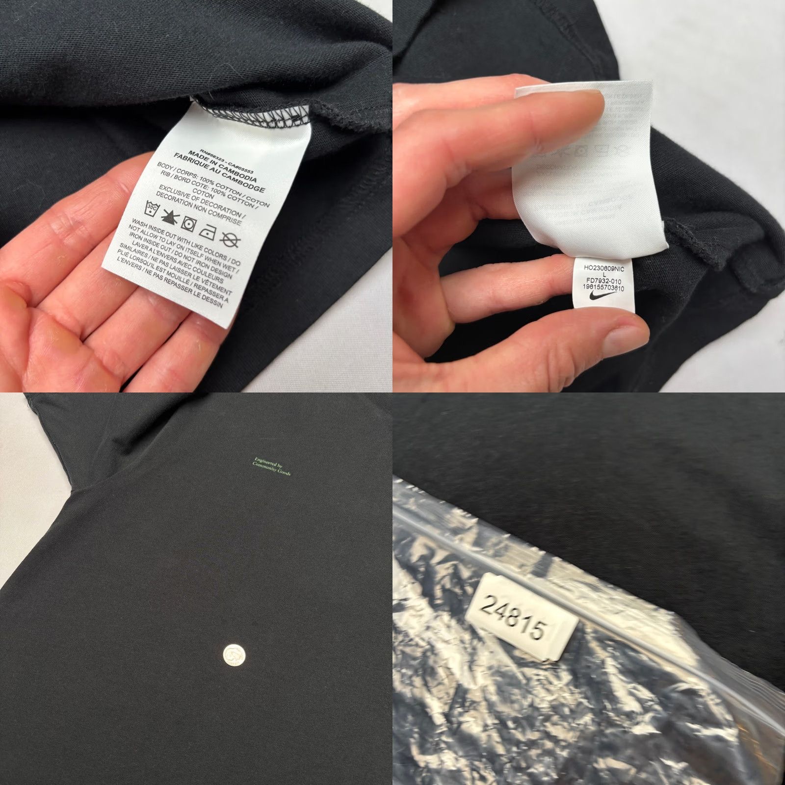 Nike Nike Shirt Mens L Black Community Goods Pacific Design Center Men Rare Size US L / EU 52-54 / 3 - 8 Thumbnail