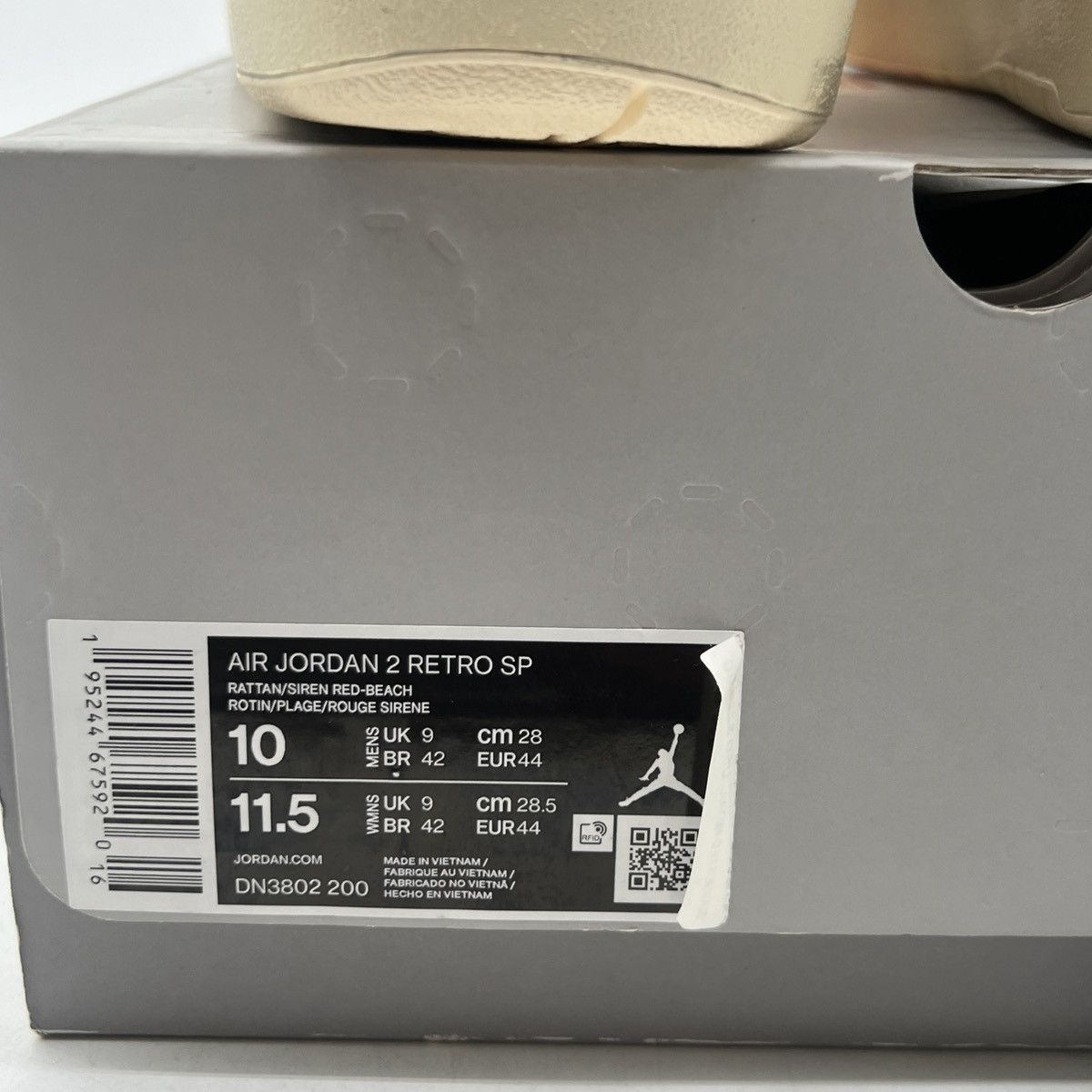 Jordan Brand Union la X air Jordan 2 rattan Size US 10 / EU 43 - 6 Thumbnail