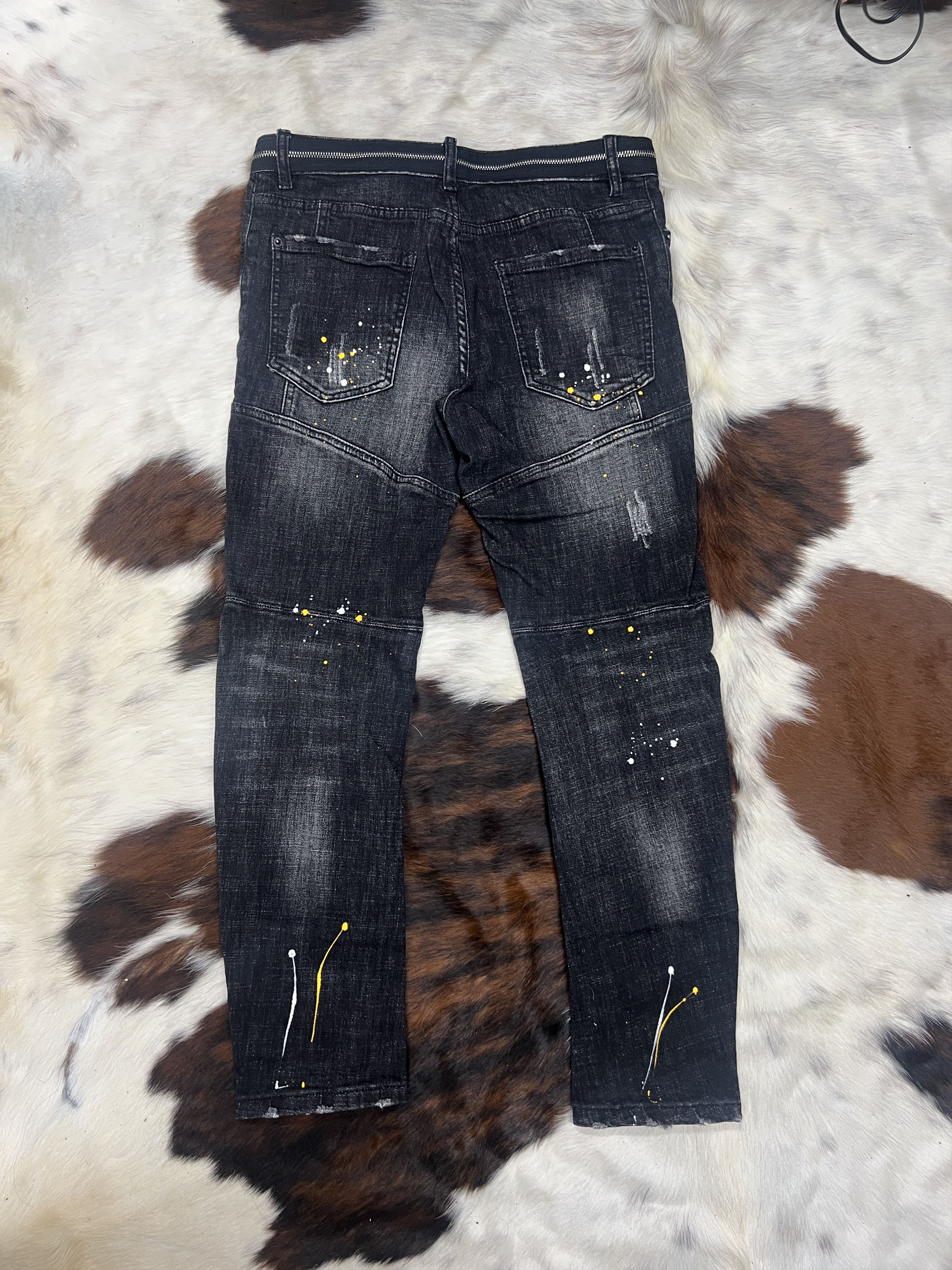Dsquared2 DISQUARD2 Painting Biker Jean Size US 34 / EU 50 - 3 Thumbnail