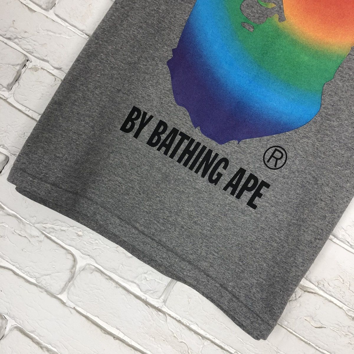 Bape Bape A Bathing Ape gradient women’s tee t shirt Size S / US 4 / IT 40 - 3 Thumbnail