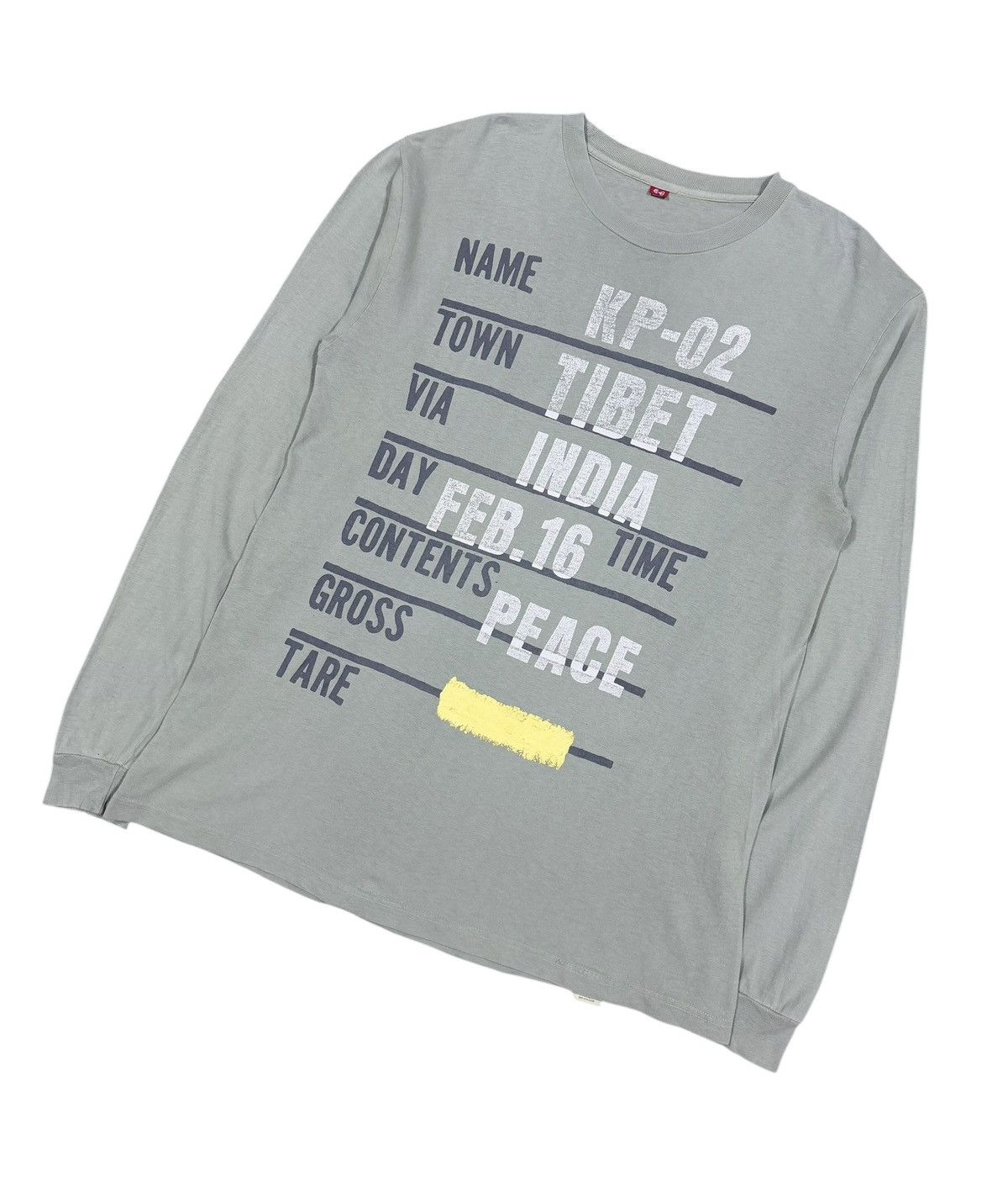 Kapital Kapital Longsleeve Printed Tee Size US L / EU 52-54 / 3 - 6 Thumbnail