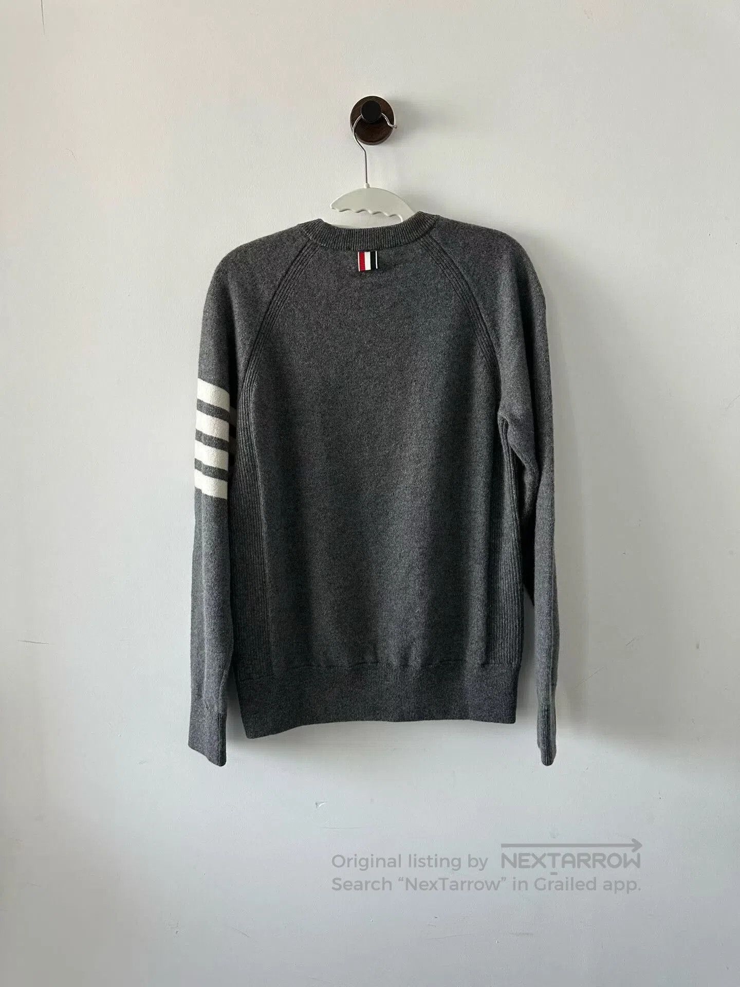 Thom Browne Thom Browne Medium Gray Cashmere Sweater. Size US S / EU 44-46 / 1 - 2 Thumbnail