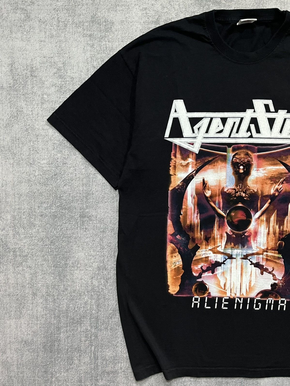 Metallica × Vintage Agent Steel Alienigma 2007 tour vintage rare retro rock Size US L / EU 52-54 / 3 - 2 Thumbnail