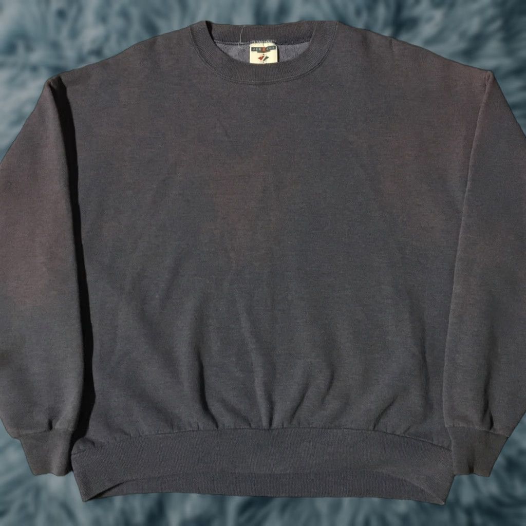 Jerzees Vtg 90s Jerzees Faded Distressed Sweatshirt Purple XL Hoodie Men Grunge Trucker Punk Biker Surf Skate 90s Size US XL / EU 56 / 4 - 1 Thumbnail