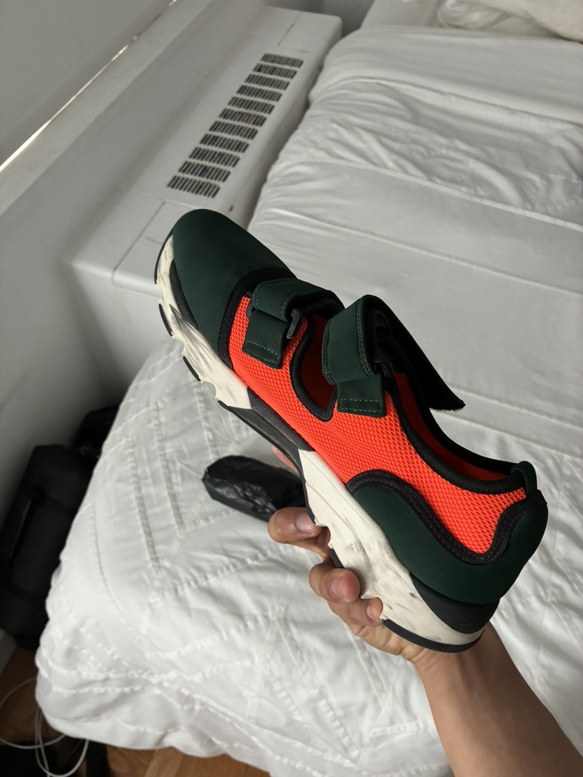 Marni Marni “Scarpa” in Pino/fluo orange Size US 10.5 / EU 43-44 - 6 Thumbnail