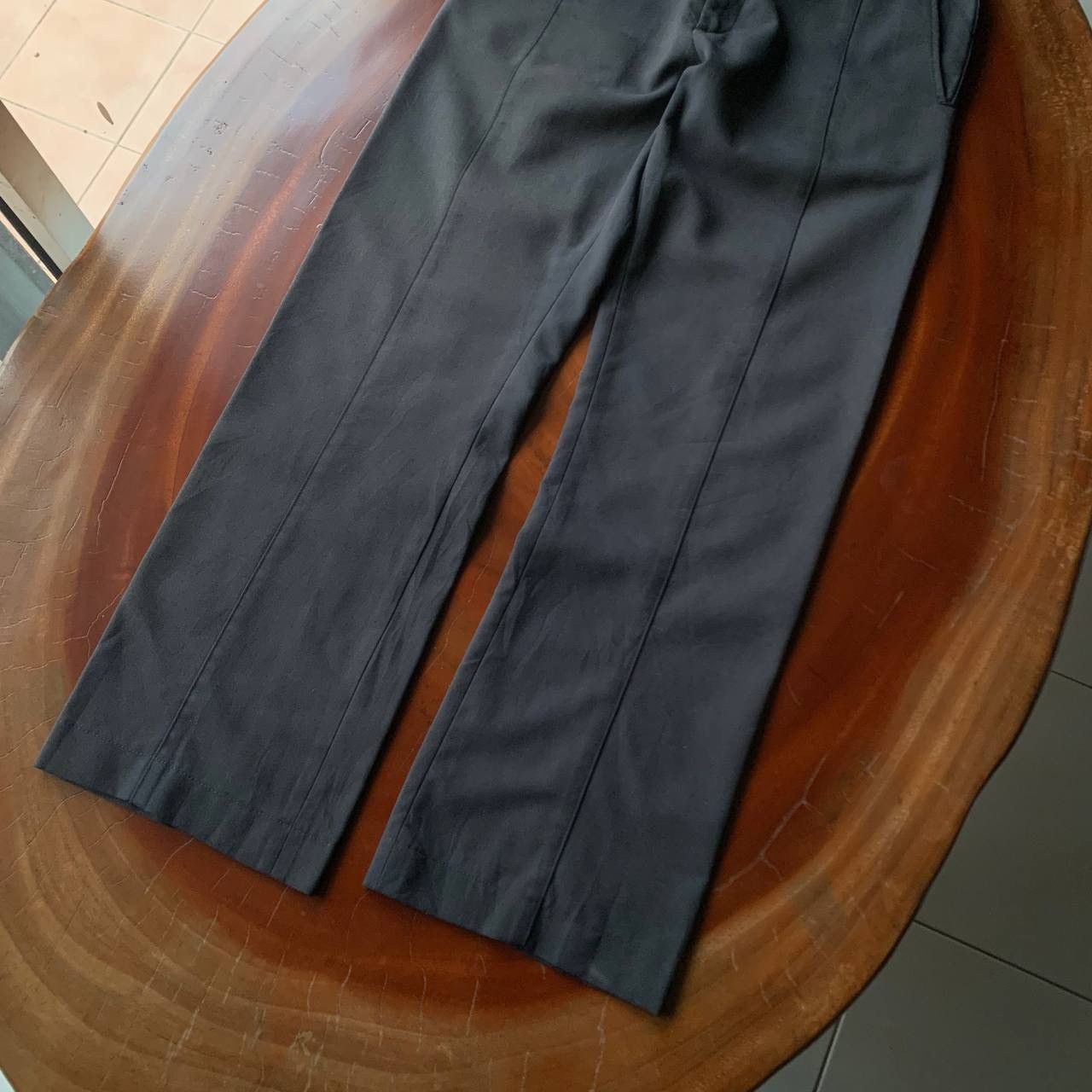 N.Hoolywood N.Hoolywood By Mister Hollywood Black Slack Casual Trousers Size US 31 - 5 Thumbnail