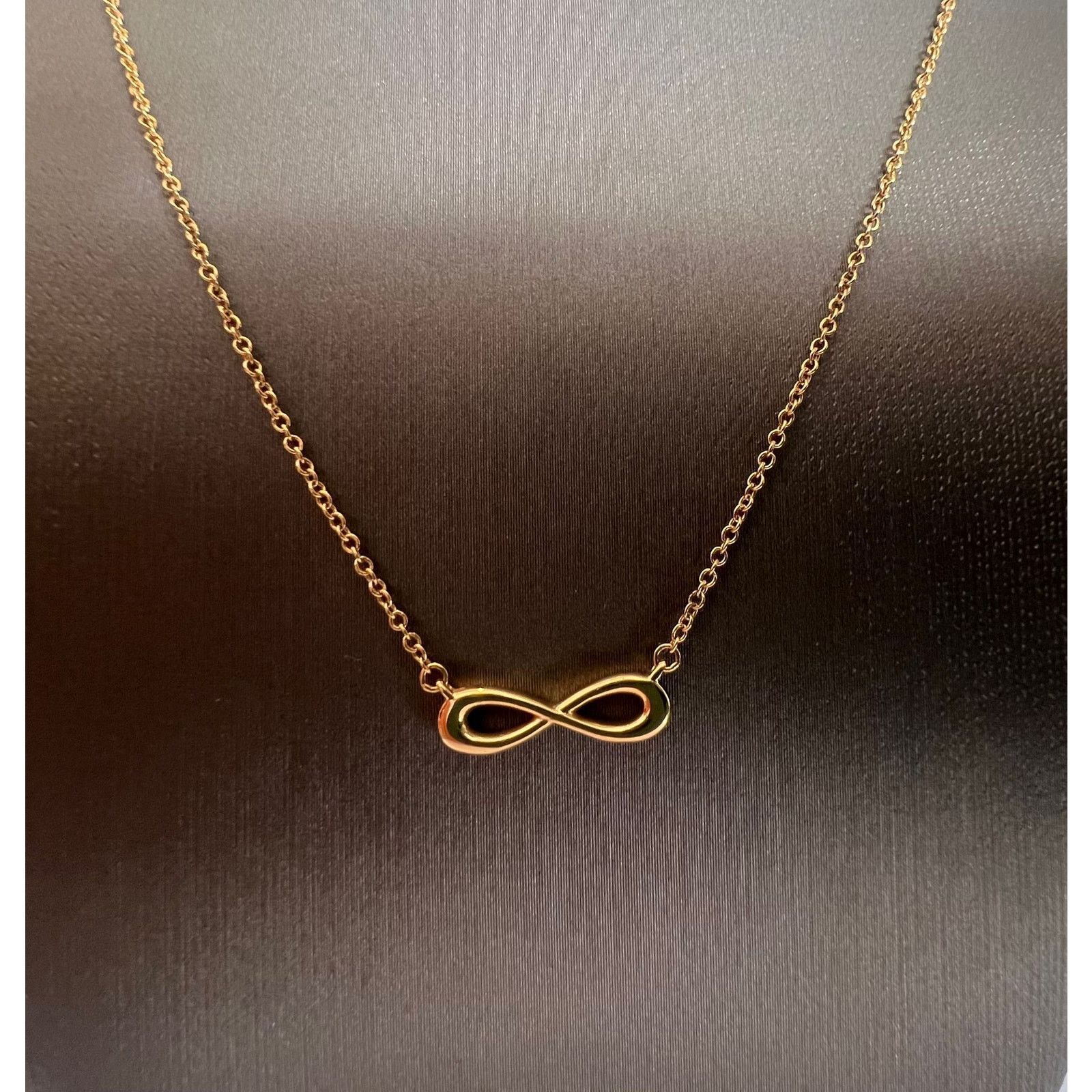 Tiffany & Co. Tiffany & Co 18K Yellow Gold Infinity Pendant Necklace Size ONE SIZE - 3 Thumbnail