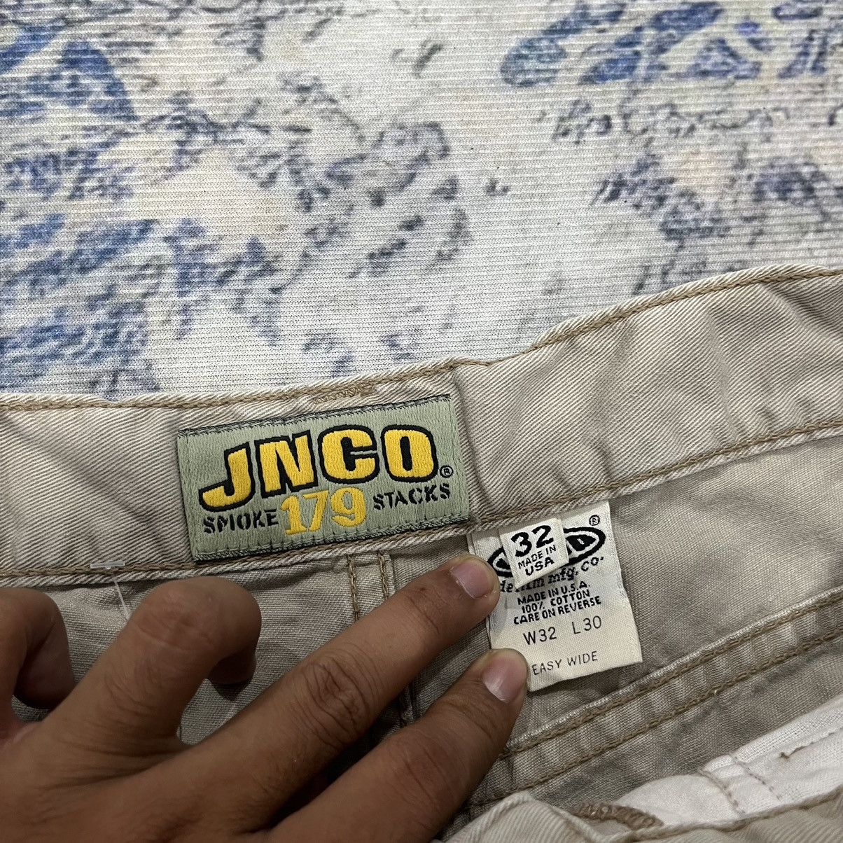 JNCO Rare‼️ Vintage 90s JNCO Baggy J Logo Bordir Size US 32 / EU 48 - 6 Thumbnail