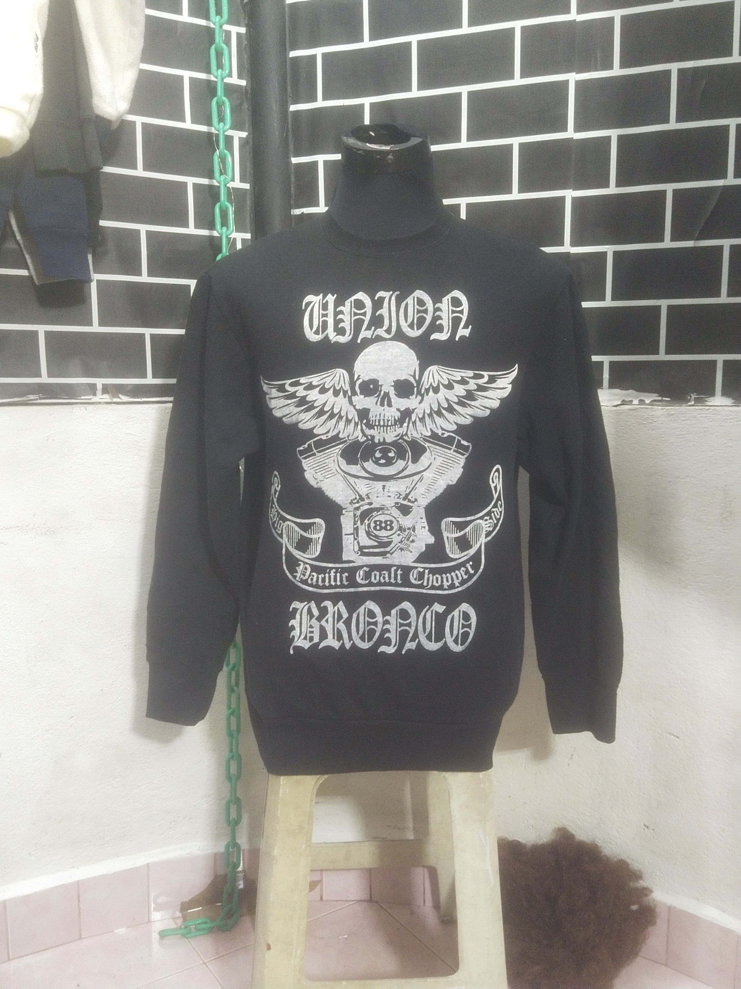 West Coast Choppers UNION BRONCO SWEASHIRT Size US L / EU 52-54 / 3 - 4 Thumbnail