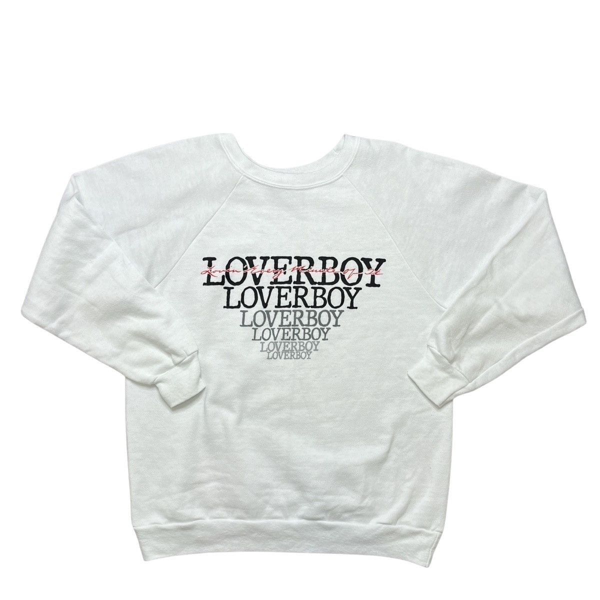 Vintage vintage 1986 loverboy sweatshirt Size US L / EU 52-54 / 3 - 1 Thumbnail