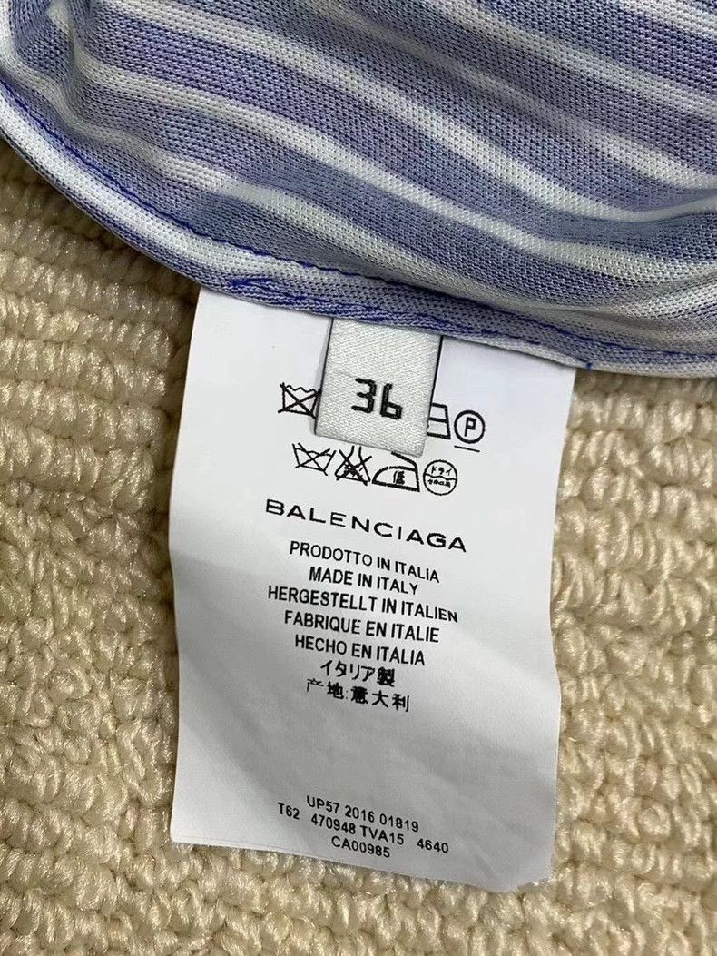 Balenciaga Balenciaga Color-block striped long-sleeved shirt 2504-Next Size XS / US 0-2 / IT 36-38 - 6 Thumbnail