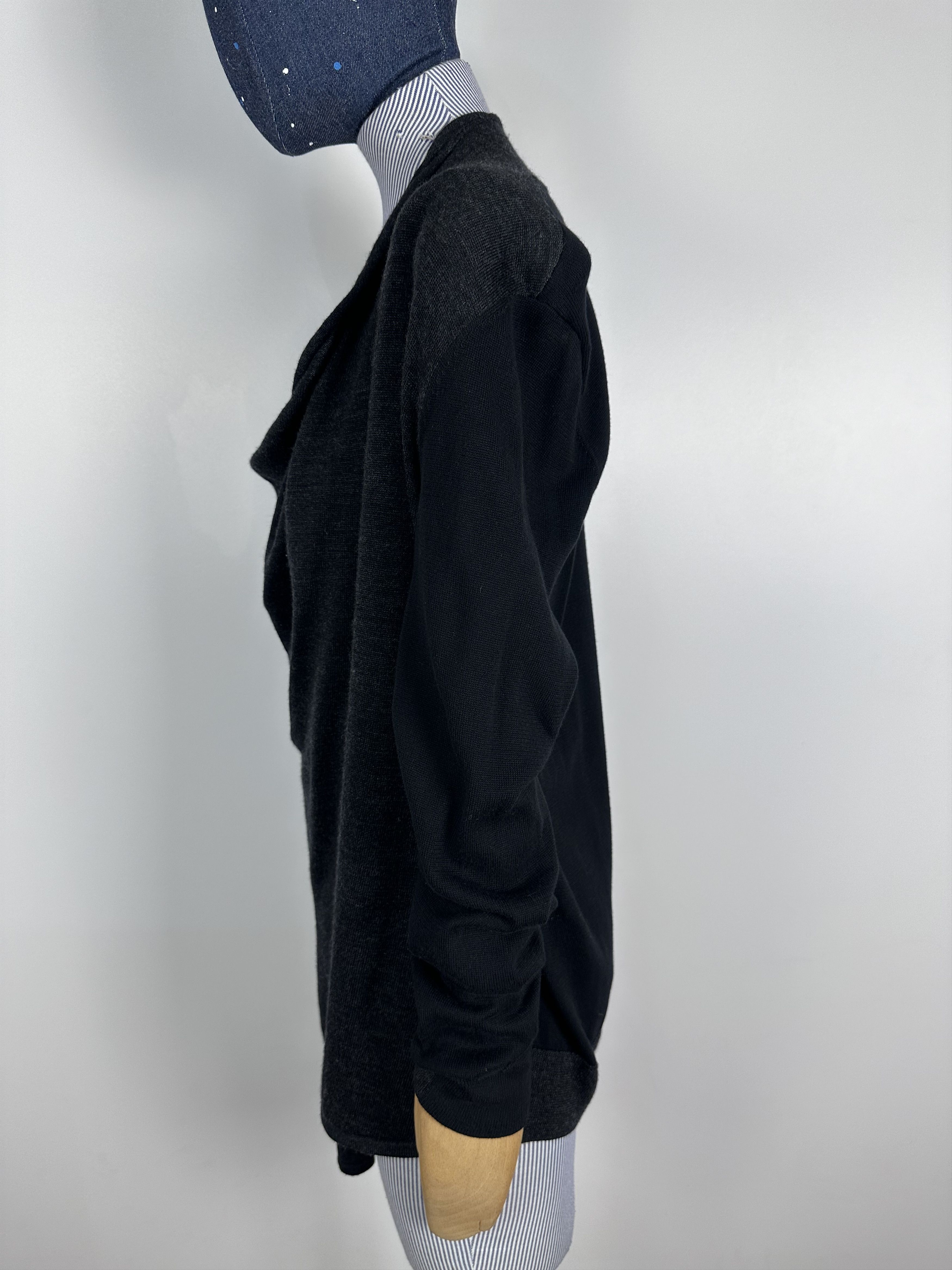 Allsaints All Saints Wool Light Zip Sweater Black Womens Size US8 UK12 Size M / US 6-8 / IT 42-44 - 3 Thumbnail