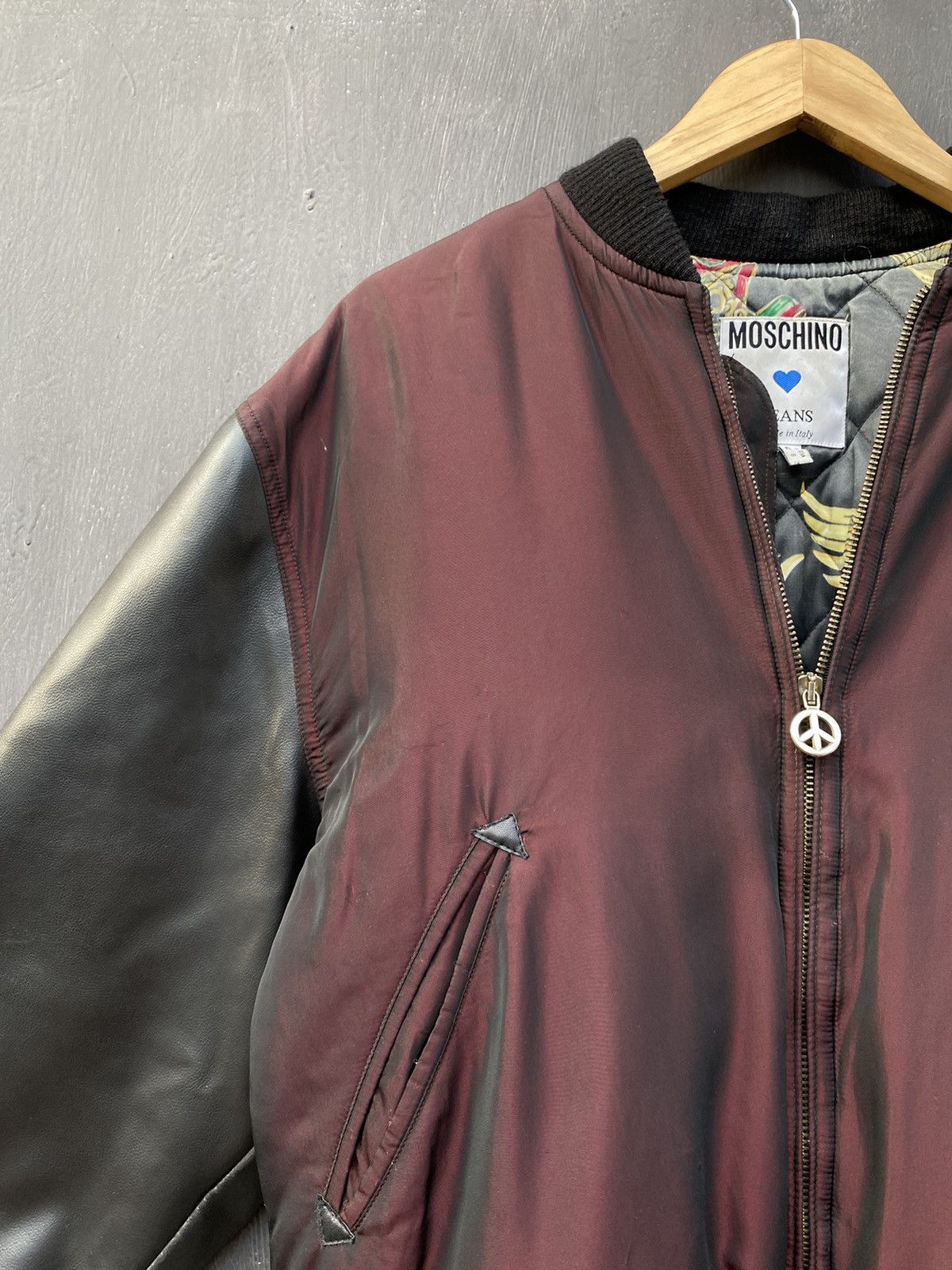 Moschino Moschino Jeans Vintage 80s Bomber jacket 42 made in italy Size M / US 6-8 / IT 42-44 - 7 Thumbnail