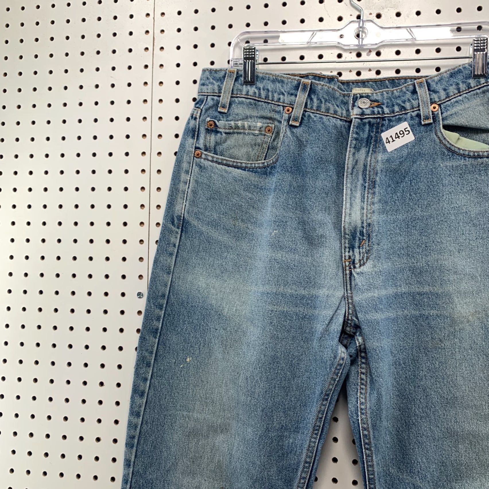 Levi's VINTAGE Levi's 505 Blue Denim Jeans 90s Men's 36x31 Straight Fit Size US 36 / EU 52 - 4 Thumbnail
