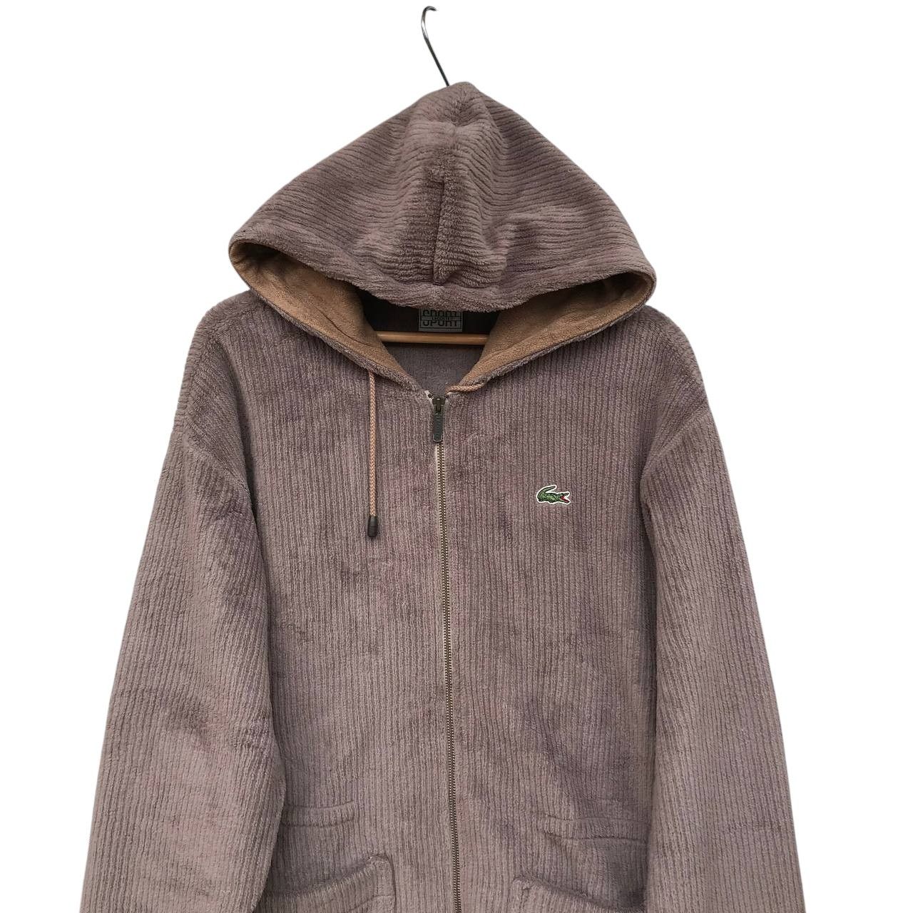Lacoste × Vintage VINTAGE LACOSTE HOODIE X POLARTEX JUMPER BAGGY Size US XL / EU 56 / 4 - 11 Thumbnail