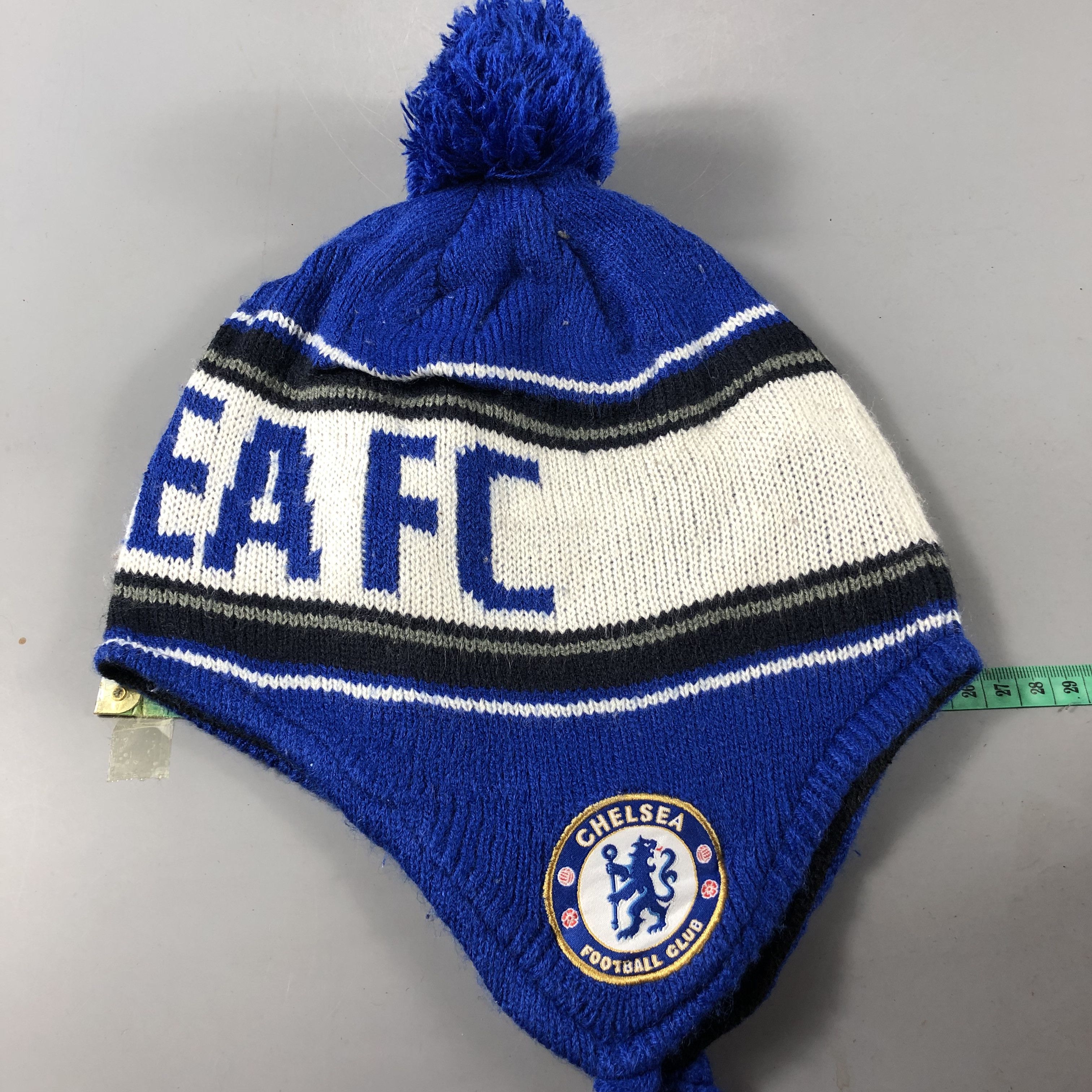 Chelsea Soccer Chelsea FC Ushanka Earflap Beanie Snow Hat Snow Cap B513 Size ONE SIZE - 3 Thumbnail