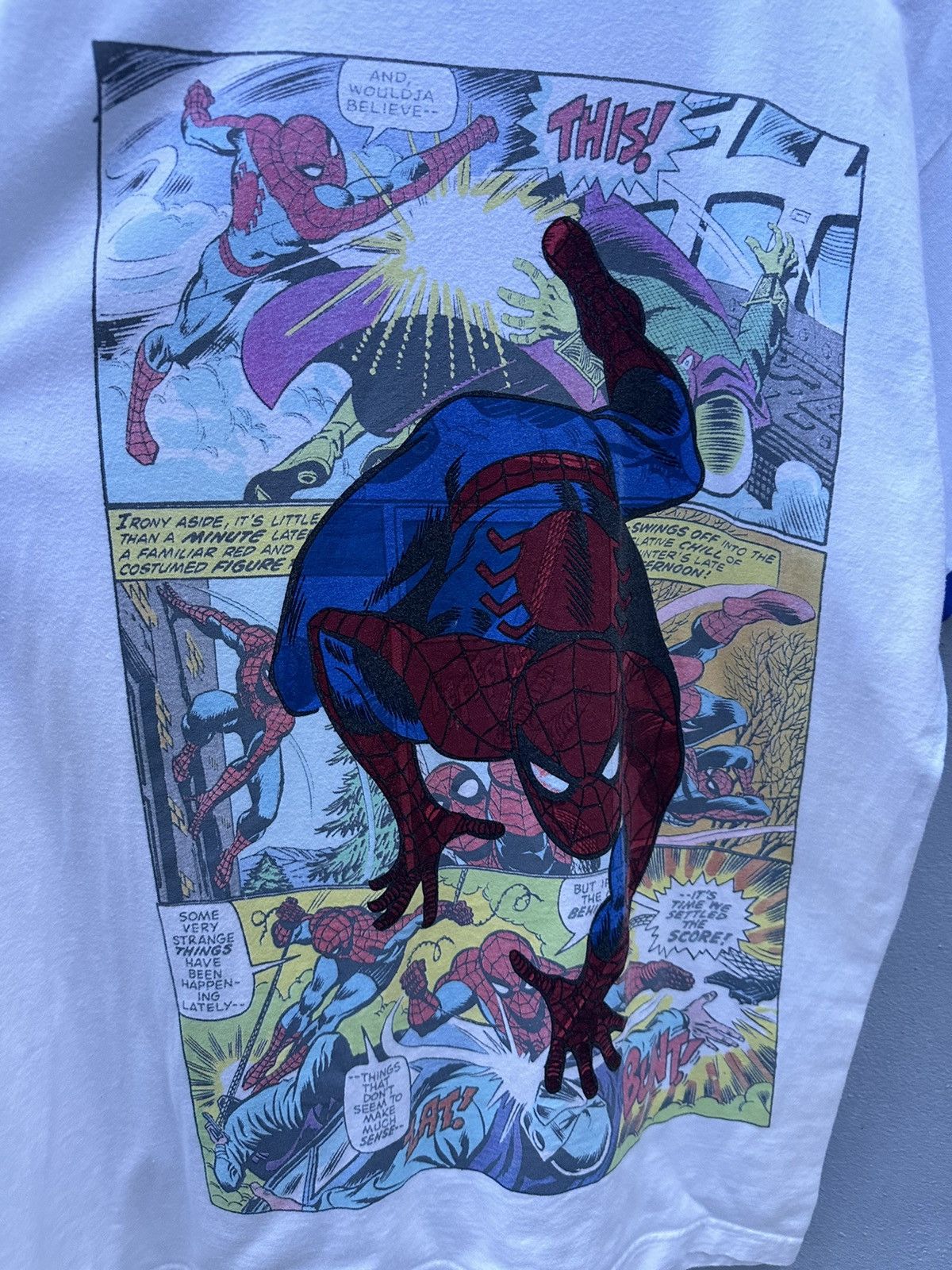 Marvel Comics Marvel Spiderman Comic Photo Print Tshirt A94 Size US L / EU 52-54 / 3 - 2 Thumbnail