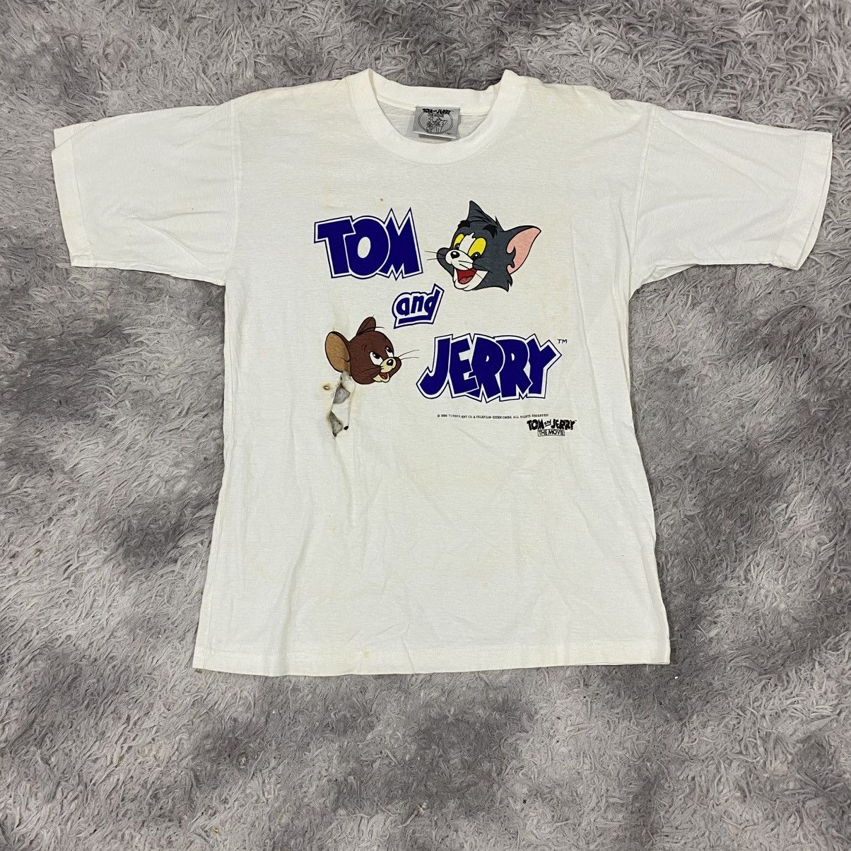Vintage Distressed vintage tv series the movie tom and jerry cartoon Size US M / EU 48-50 / 2 - 1 Thumbnail
