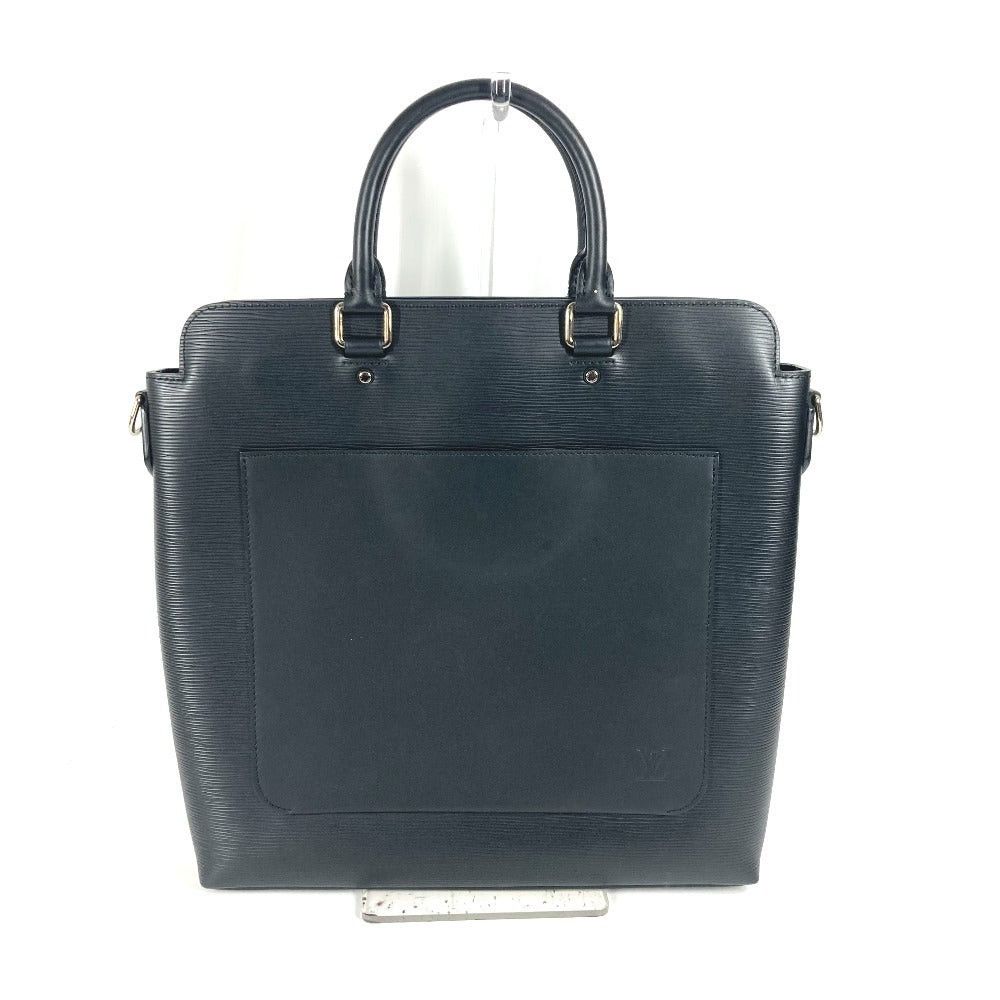 Louis Vuitton M58847 Epi Brooks. Tote Briefcase Handbag Bag Shoulder Business Leather Unisex Noir Black, Women's