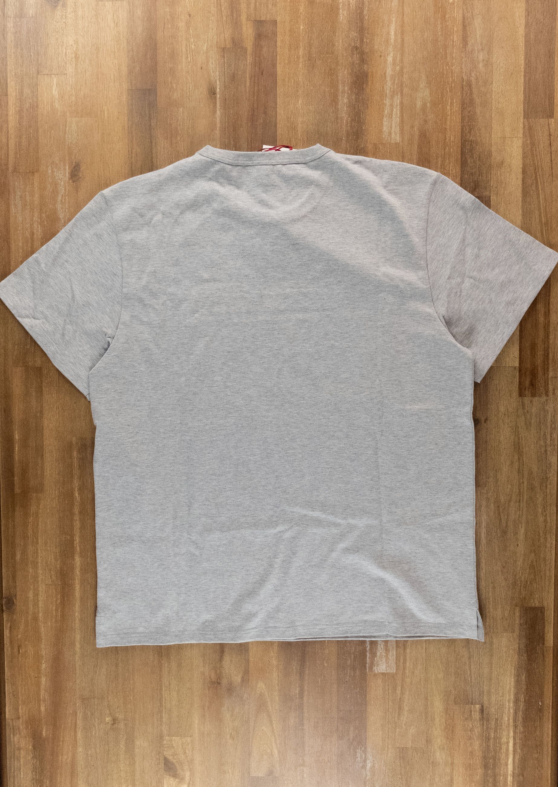 Alexander McQueen ALEXANDER MCQUEEN gray logo embroidered t-shirt Medium q Size US M / EU 48-50 / 2 - 8 Thumbnail