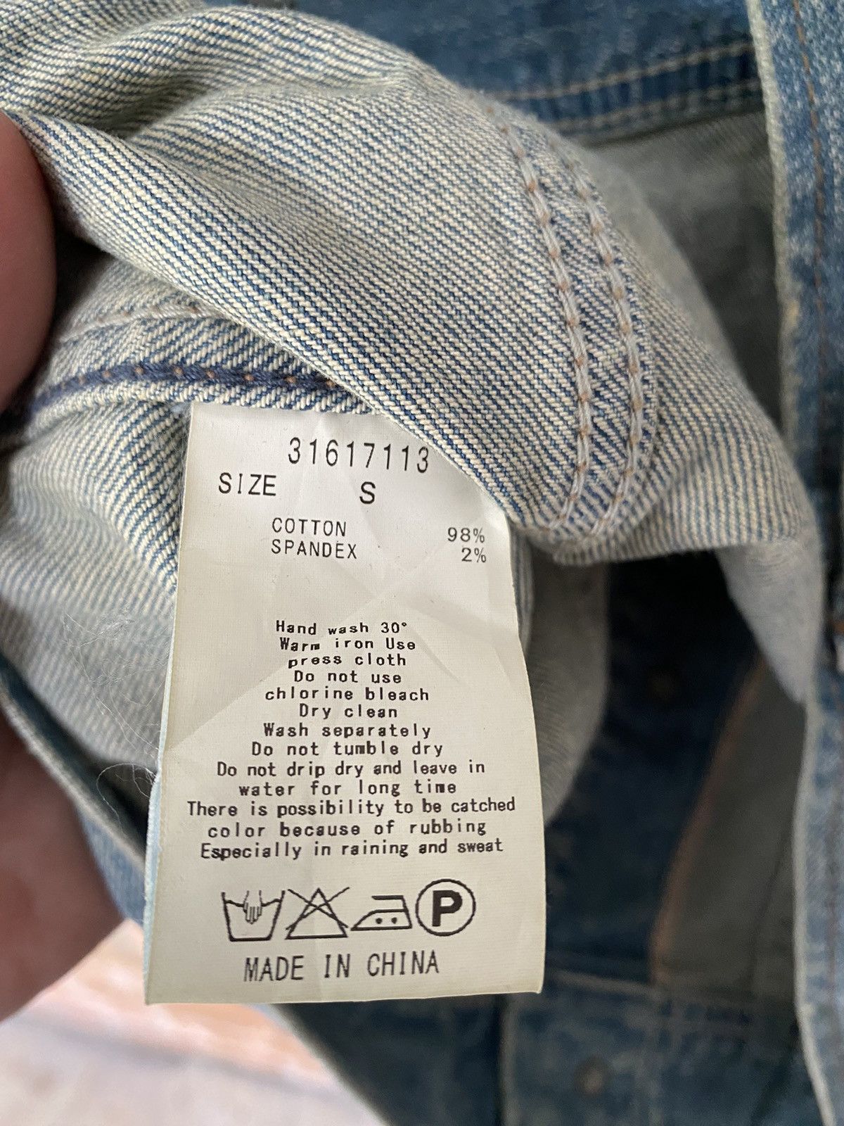 GOA 2000s GOA stone wash V denim Jacket Size US S / EU 44-46 / 1 - 16 Thumbnail