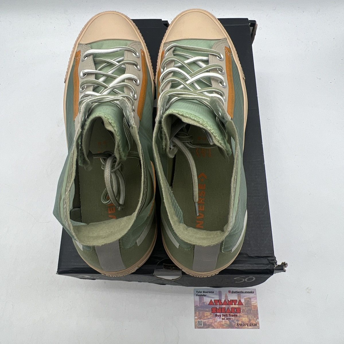 Converse Chuck Taylor all star high translucent deep emerald Size US 13 / EU 46 - 7 Thumbnail