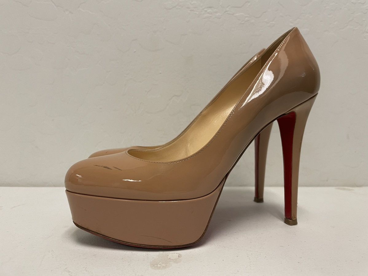 Christian Louboutin Patent Leather Platform Bianca Pump Size US 6 / IT 36 - 2 Thumbnail