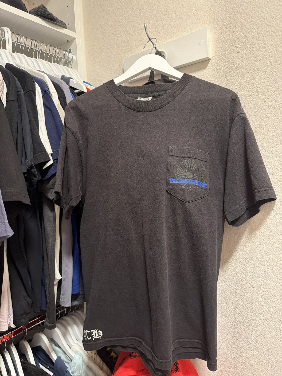 Chrome Hearts chrome hearts vintage blue horseshoe tee Size US L / EU 52-54 / 3 - 2 Thumbnail