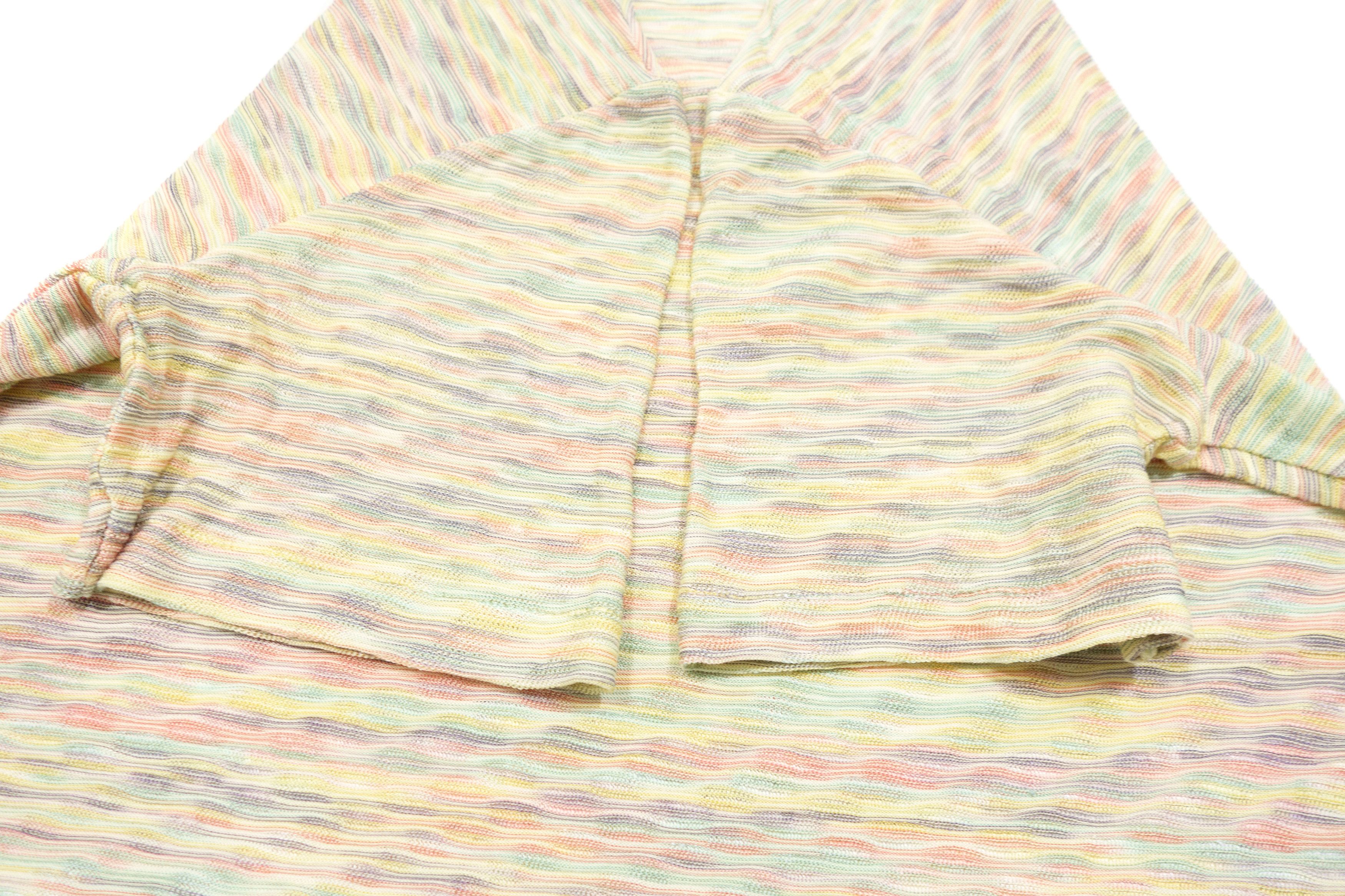 Missoni 90s Missoni Sport Space-Dye Melange Knit Top Y2K Size M / US 6-8 / IT 42-44 - 6 Thumbnail