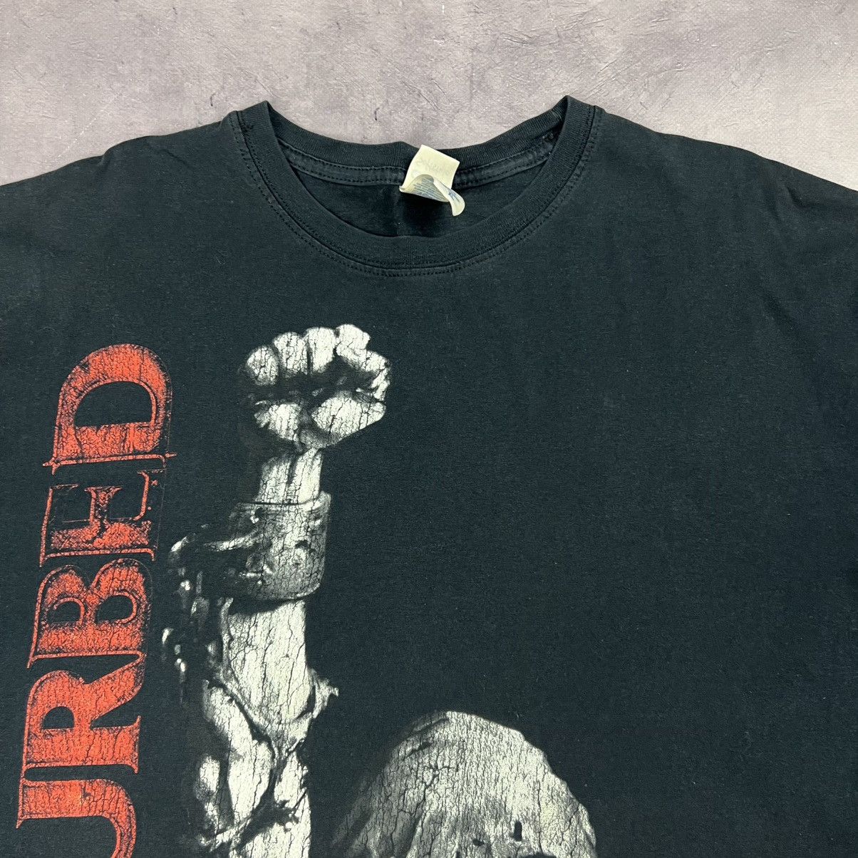 Band Tees Rare! Disturbed Vintage Overprint Tee 2011 Gildan Size US XL / EU 56 / 4 - 4 Thumbnail
