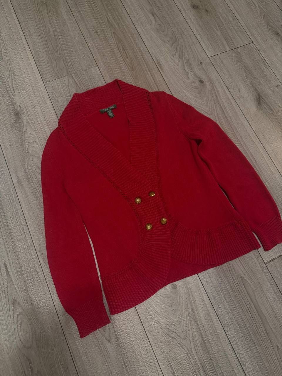 Lauren Ralph Lauren Lauren Ralph Lauren Mock Neck Cardigan Sweater Red Size M Size M / US 6-8 / IT 42-44 - 2 Thumbnail