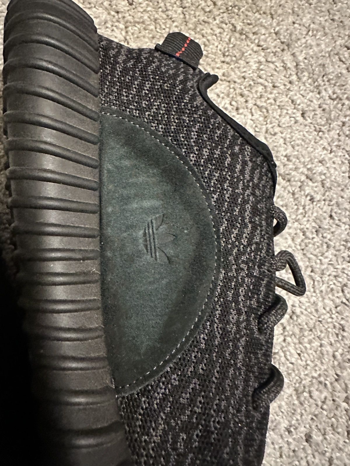 Adidas × Yeezy Yeezy boost 350 pirate black Size US 12 / EU 45 - 6 Thumbnail