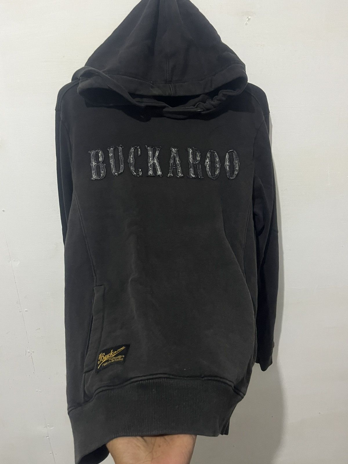 Beauty Beast Hoodie BUCKAROO Washed Black Gothic Cross Edition ( Size US XL / EU 56 / 4 - 8 Thumbnail