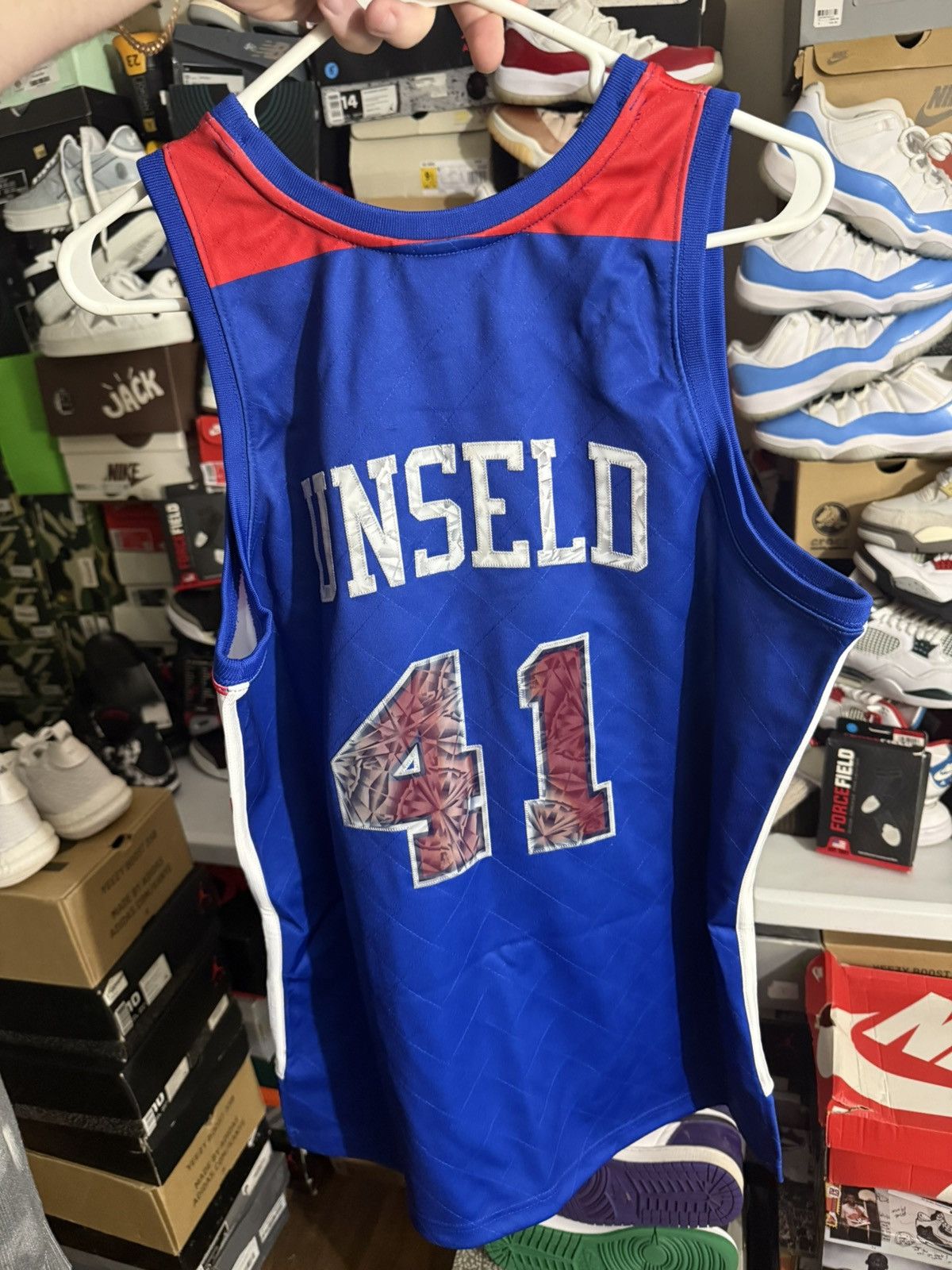 Mitchell & Ness Washington bullets jersey wes unseld sz M Size US M / EU 48-50 / 2 - 2 Thumbnail