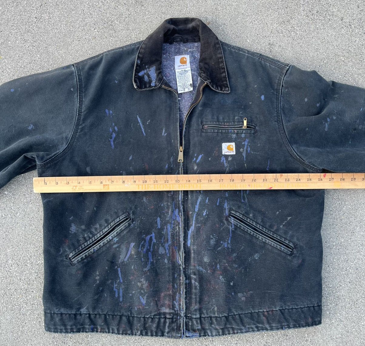 Carhartt Vintage Custom Carhartt Detroit J01 Jacket Distressed Thrash Size US XL / EU 56 / 4 - 5 Thumbnail