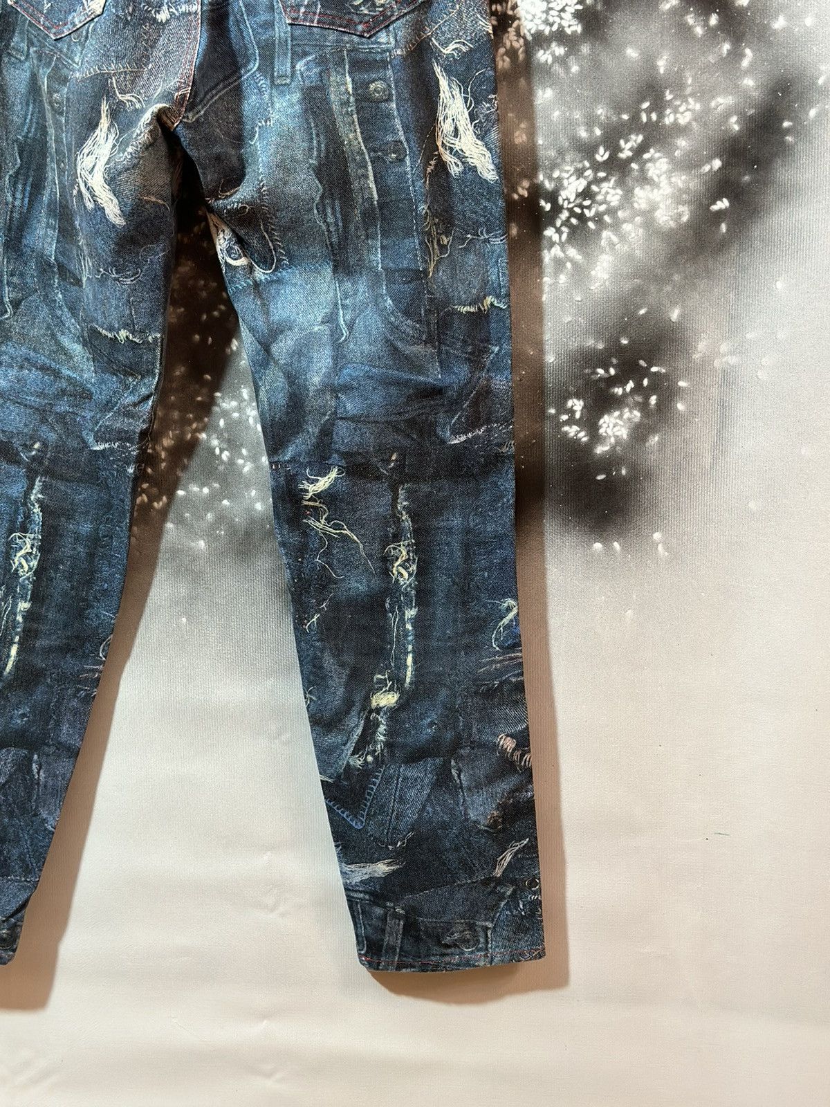 Japanese Brand × Jean Paul Gaultier 🩸RARE CRAZY🩸 Jean Paul Gaultier Insane Jeans Pants Size 27" / US 4 / IT 40 - 12 Thumbnail