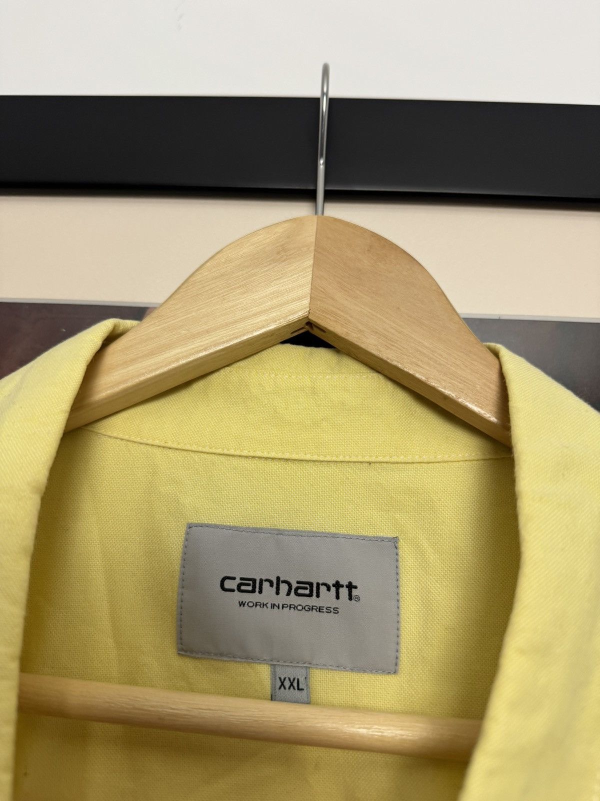 Carhartt Vintage CARHARTT Bowling Shirt button up oversize yellow Size US XXL / EU 58 / 5 - 4 Thumbnail
