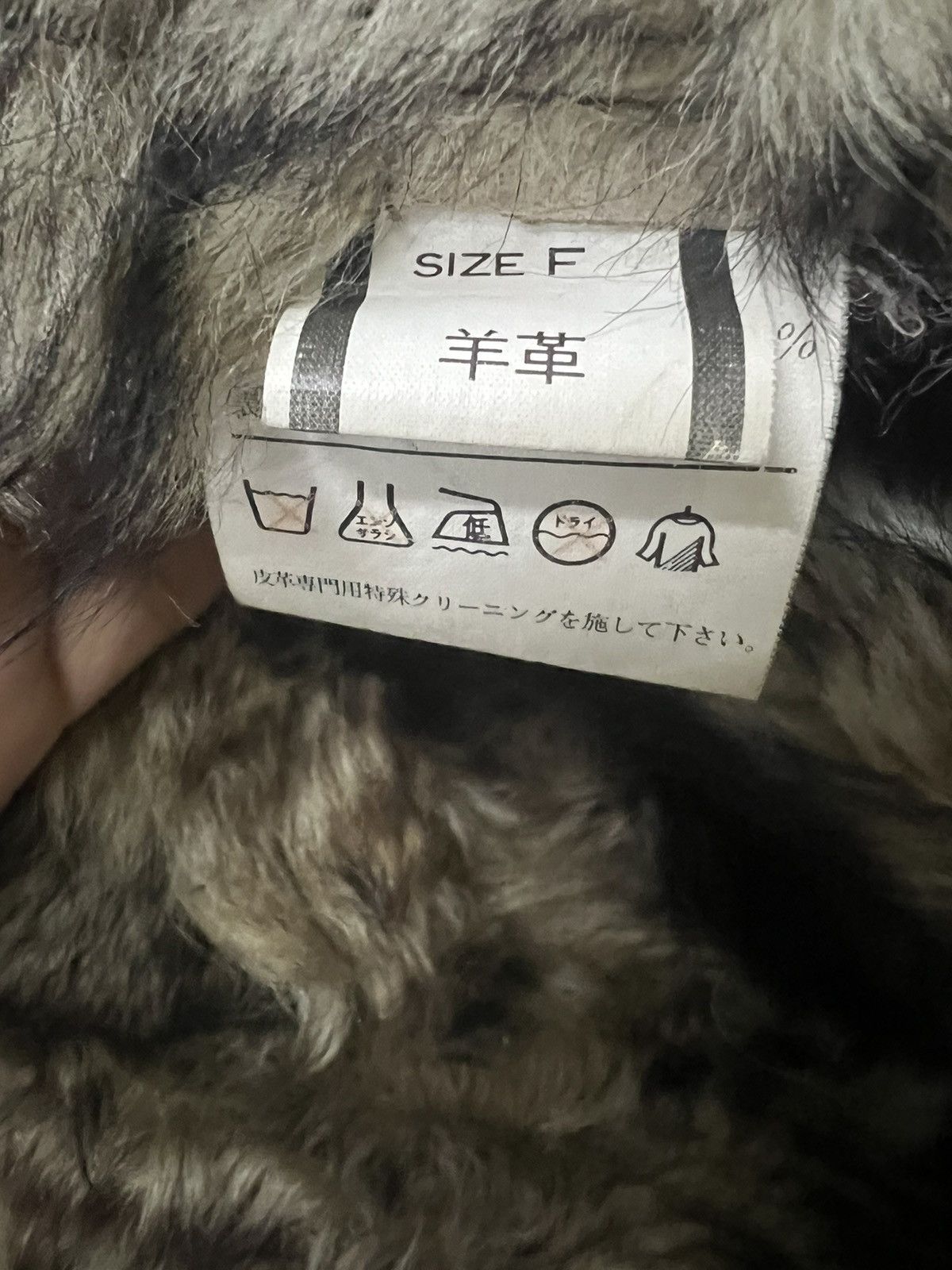 RARE SHEEPSKIN COAT FUR LEATHER JACKET UNISEX