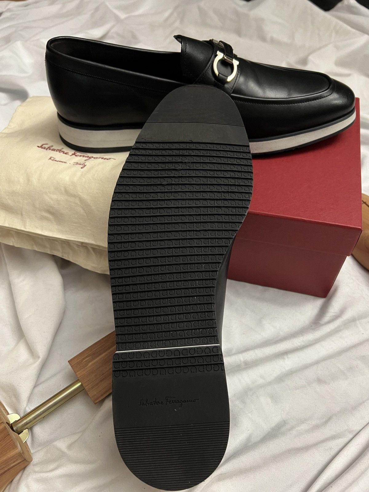 Salvatore Ferragamo NABUCCO NERO CALF Size US 11 / EU 44 - 5 Thumbnail