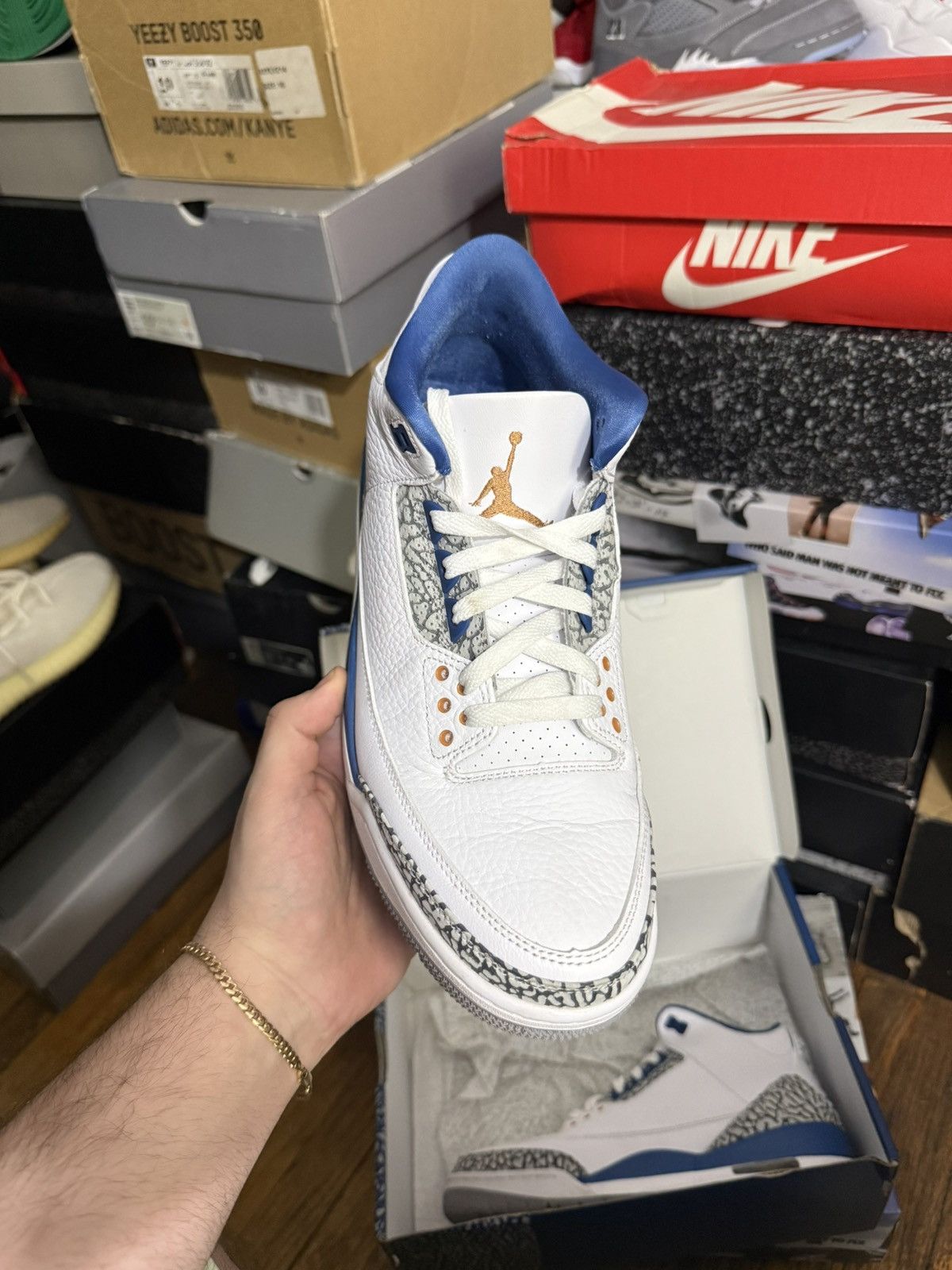 Jordan Brand Jordan retro 3 Wizard sz 9.5 Size US 9.5 / EU 42-43 - 2 Thumbnail