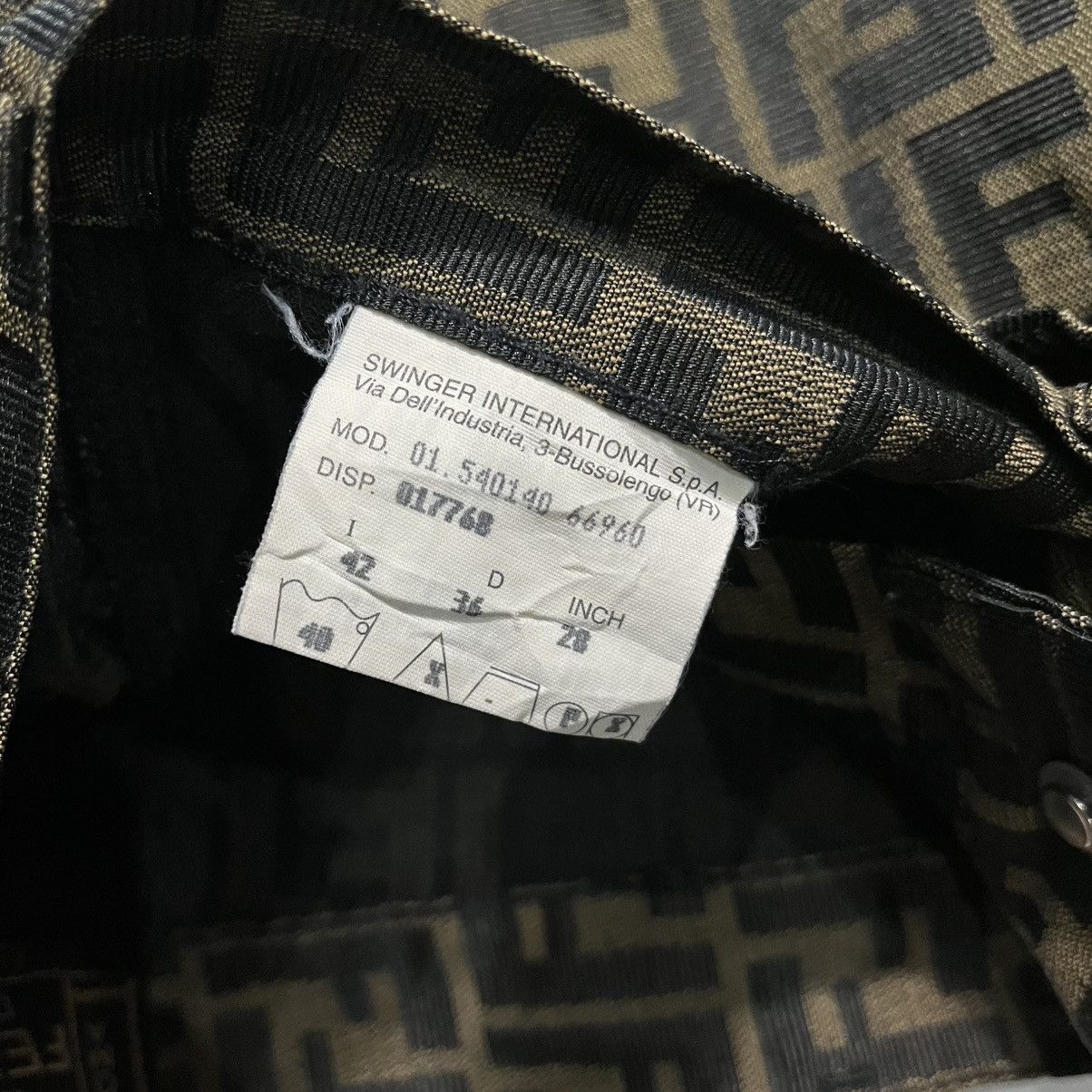 Fendi × Vintage Vintage Fendi Zucca Monogram Pants Size US 26 / EU 42 - 6 Thumbnail