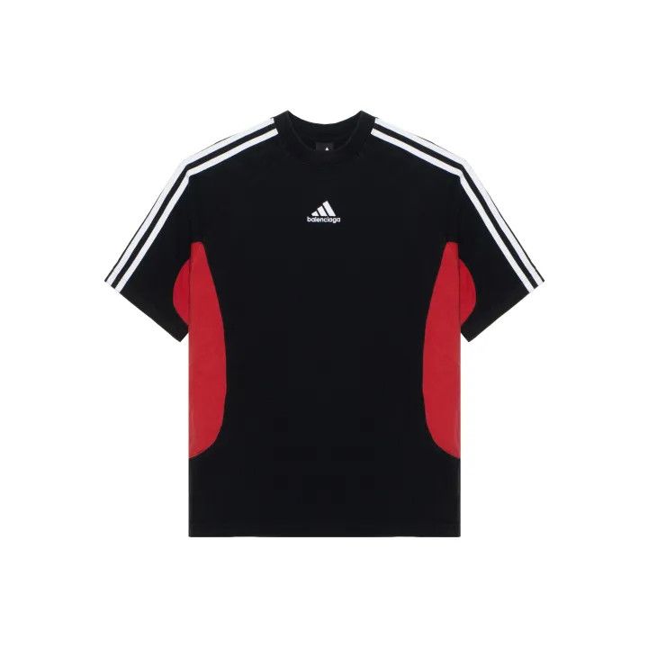 Balenciaga Balenciaga x Adidas Color Block Short Sleeve T-Shirt Size US XS / EU 42 / 0 - 1 Thumbnail