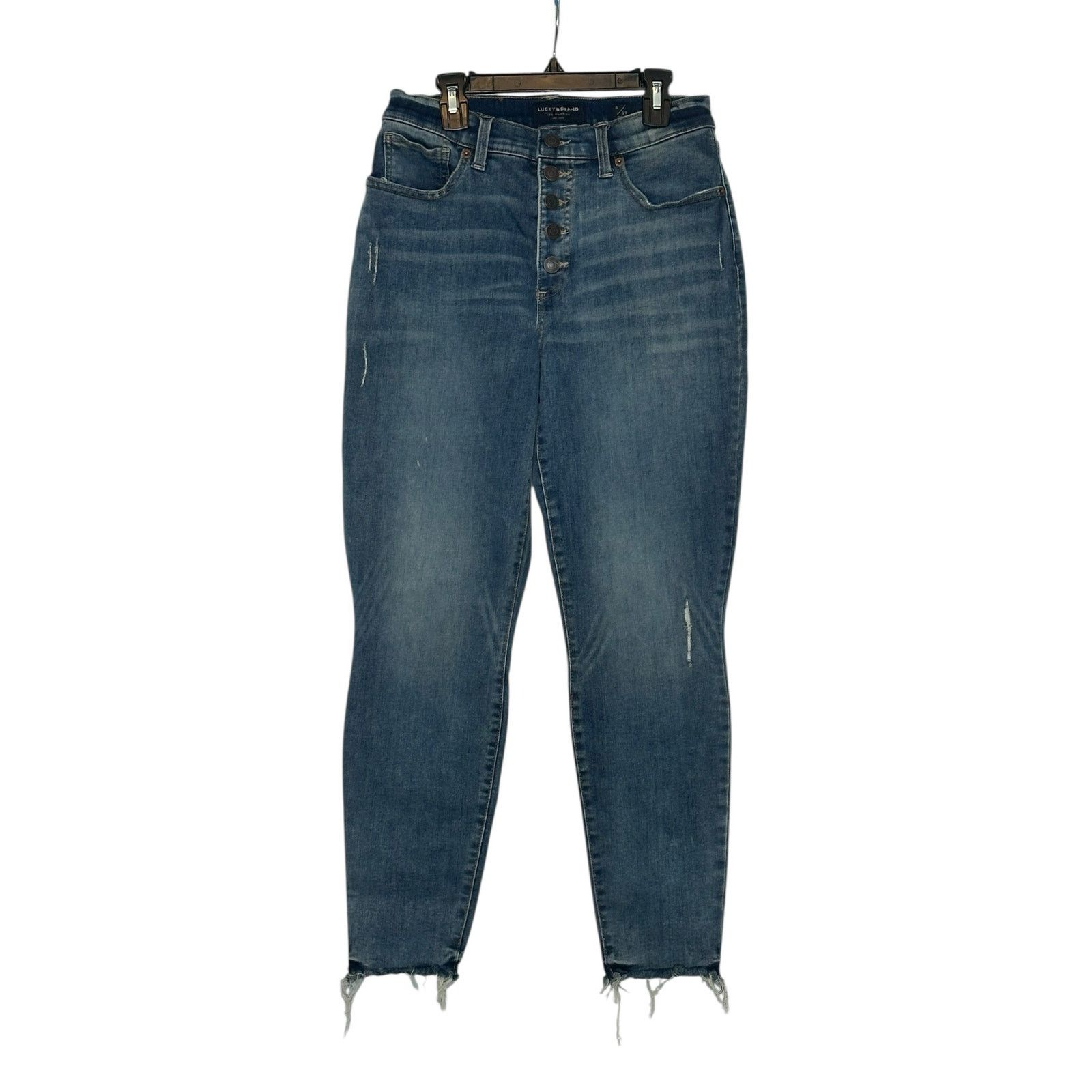 Lucky Brand Lucky Brand high waisted distressed skinny jeans size 29 Size 29" - 10 Thumbnail